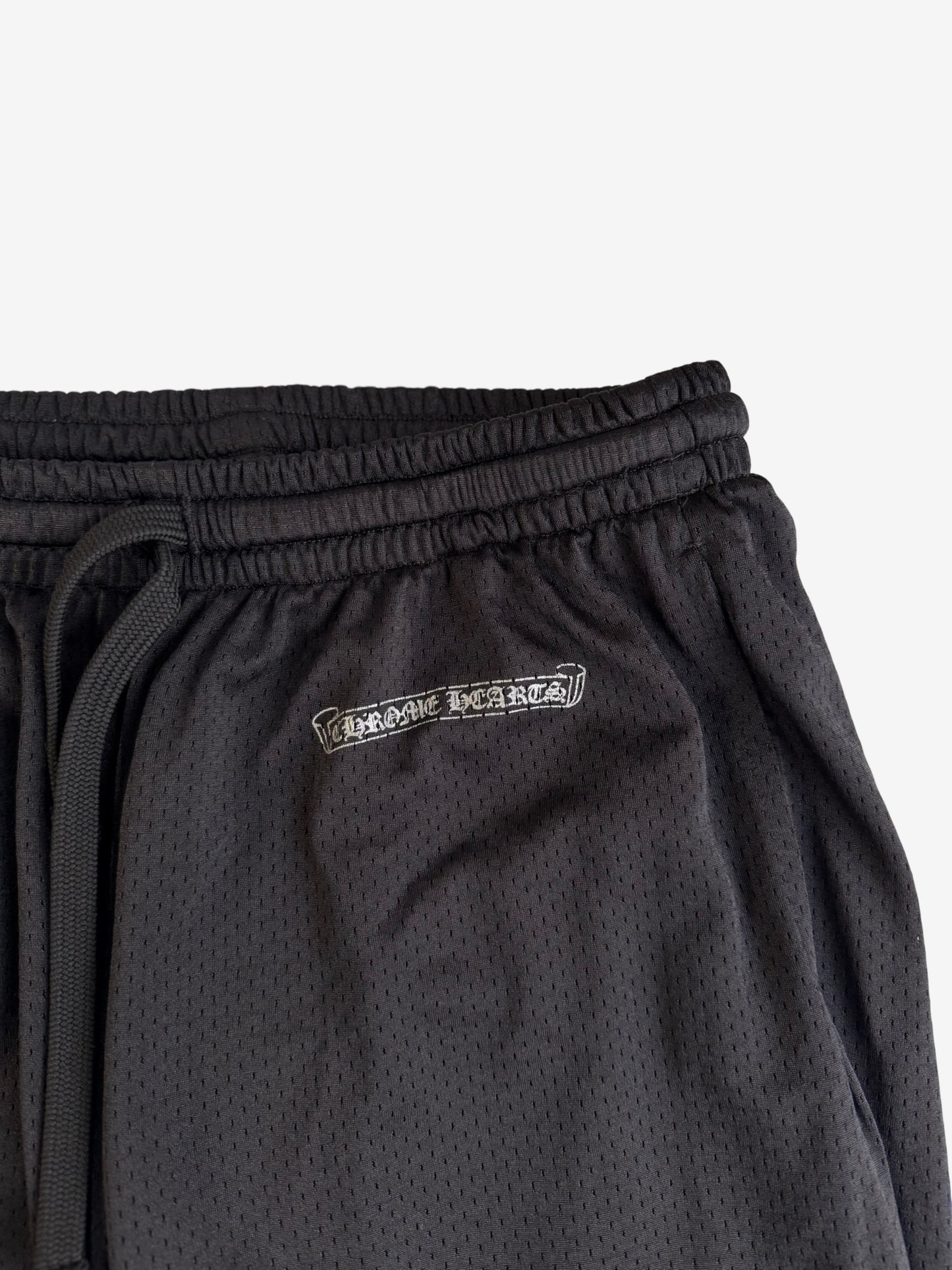 Chrome Hearts Black Warm Up Mesh Sweatpants