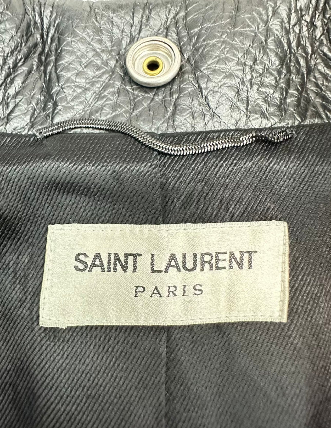 Saint Laurent Paris FW16 Studded LO1 Leather Jacket