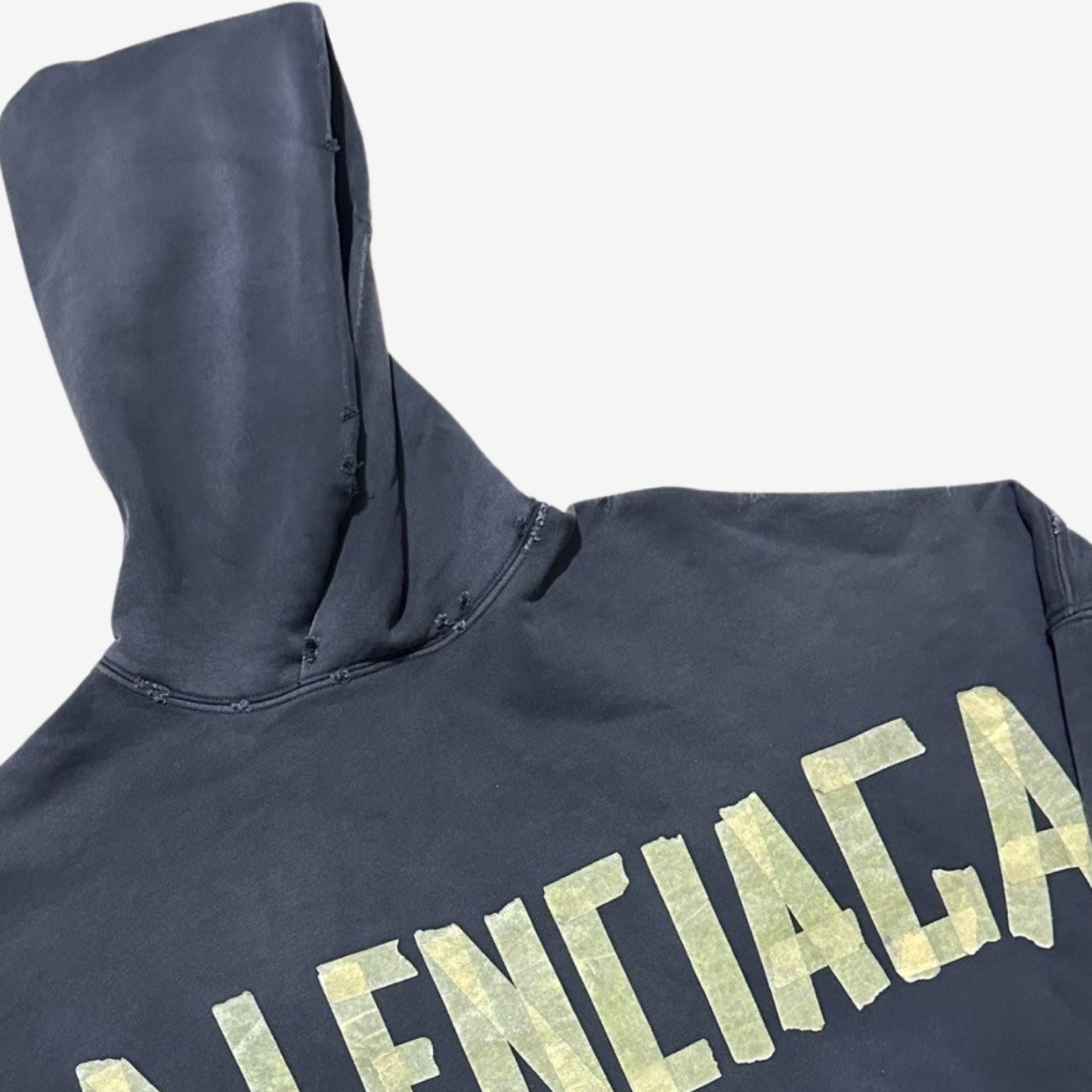 Balenciaga SS23 Oversized Logo Tape Type Hoodie