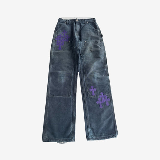 Chrome Hearts Purple Cross Carpenter Pants Sz.30