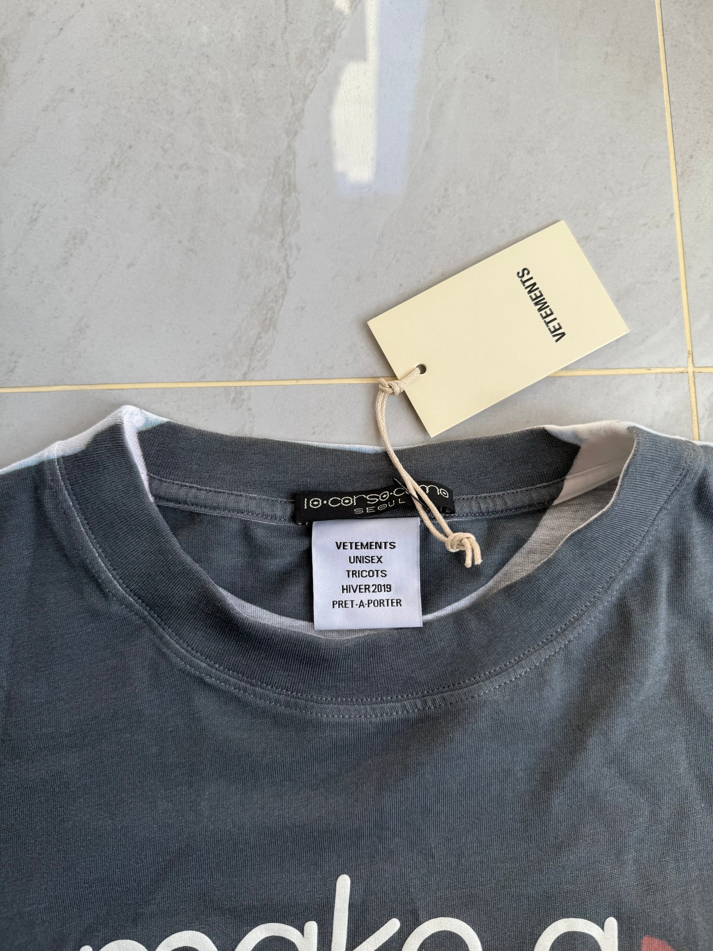 Vetements AW19 Loeil Morocco Tshirt Sz.S