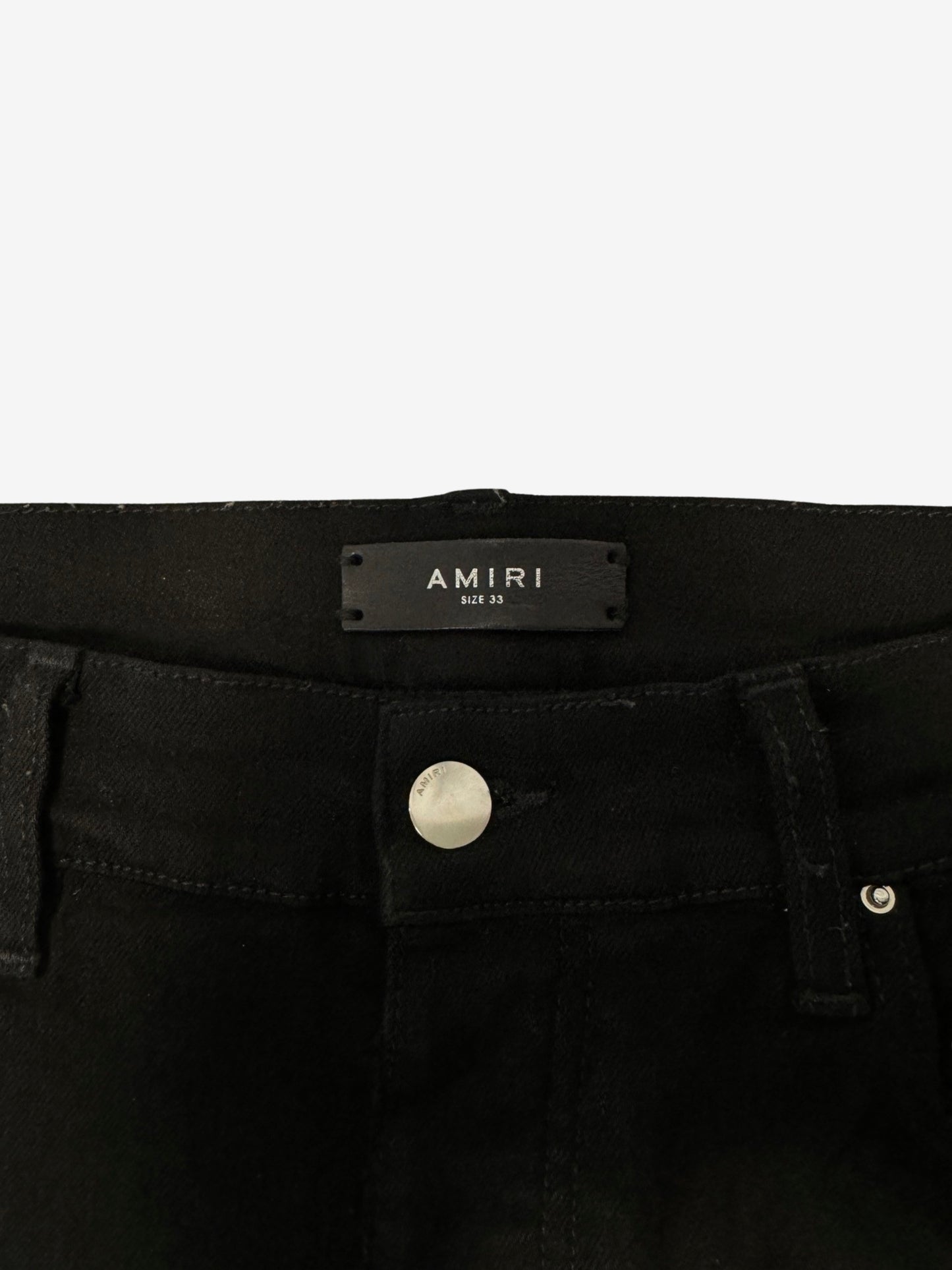 Amiri MX1 Bandana Jeans Black