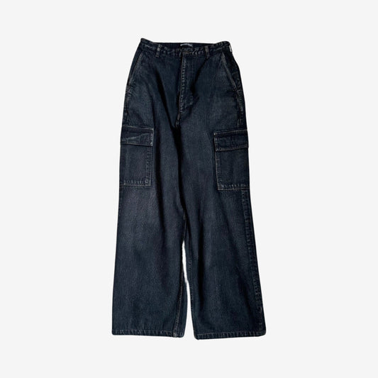 Balenciaga FW20 Baggy Denim Cargo Pants