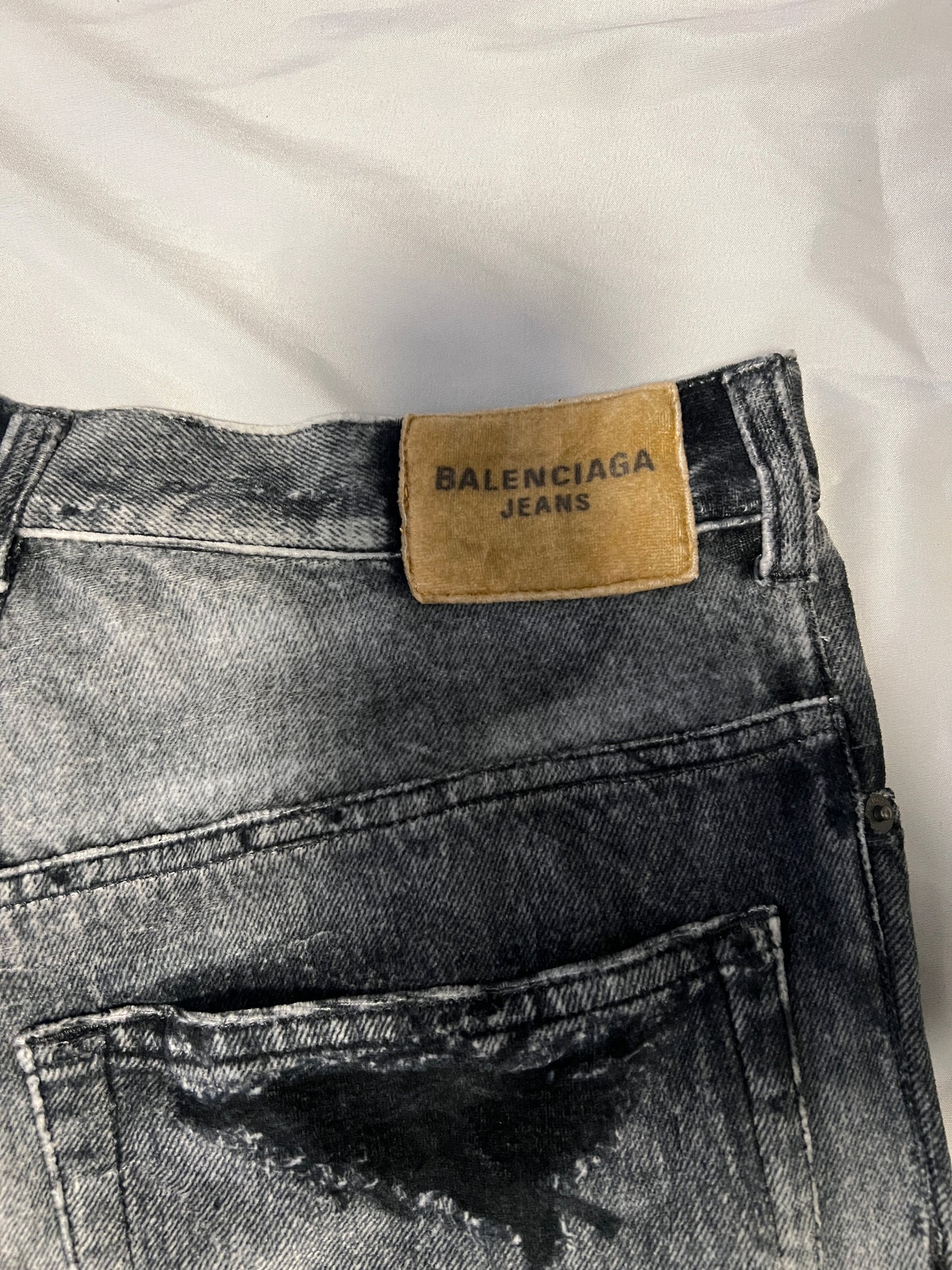 Balenciaga Trompe L'Oeil Black Sweatpants 