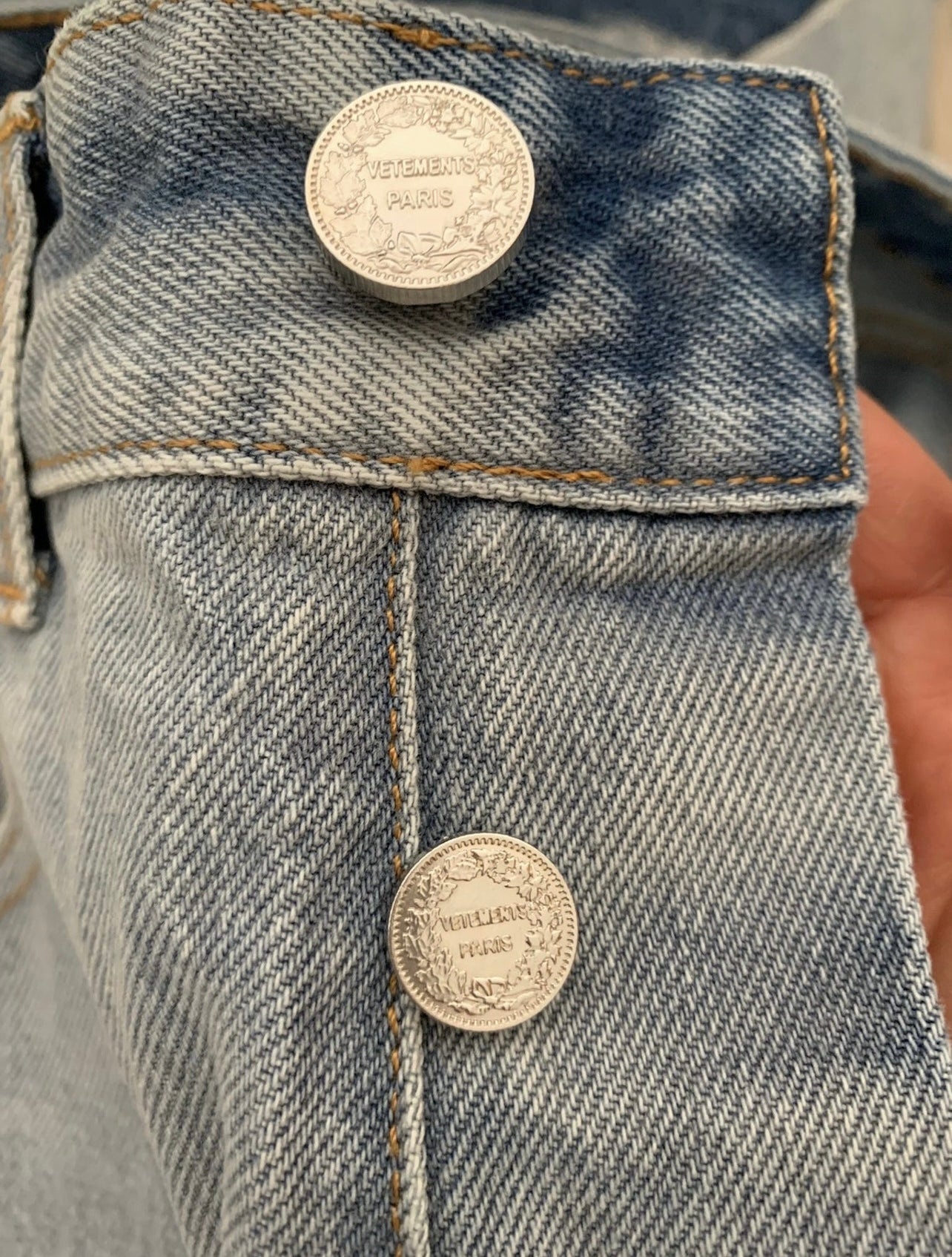 Vetements Destroyed Denim