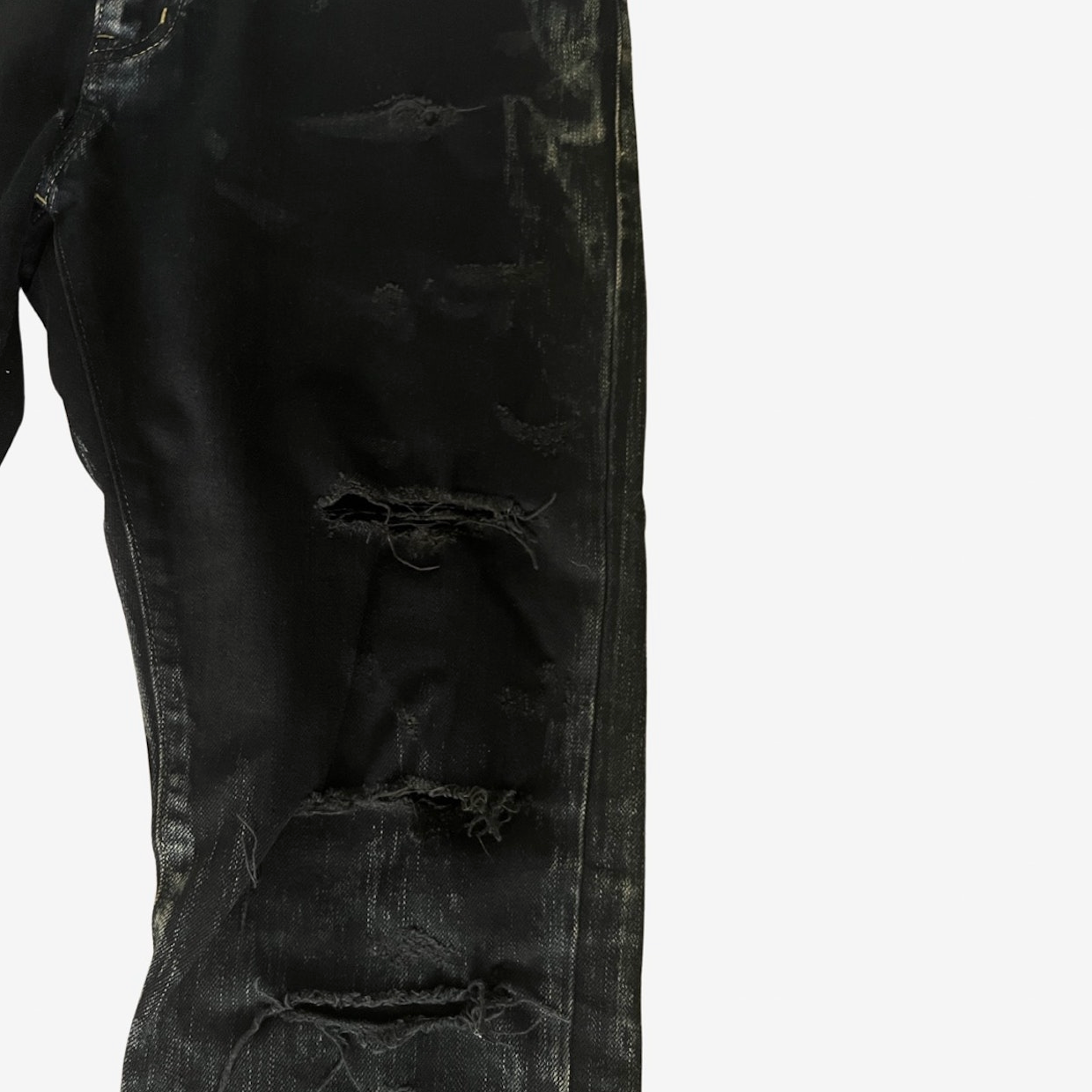 Saint Laurent Paris DO2 AW14 Bleached
Ripped Denim