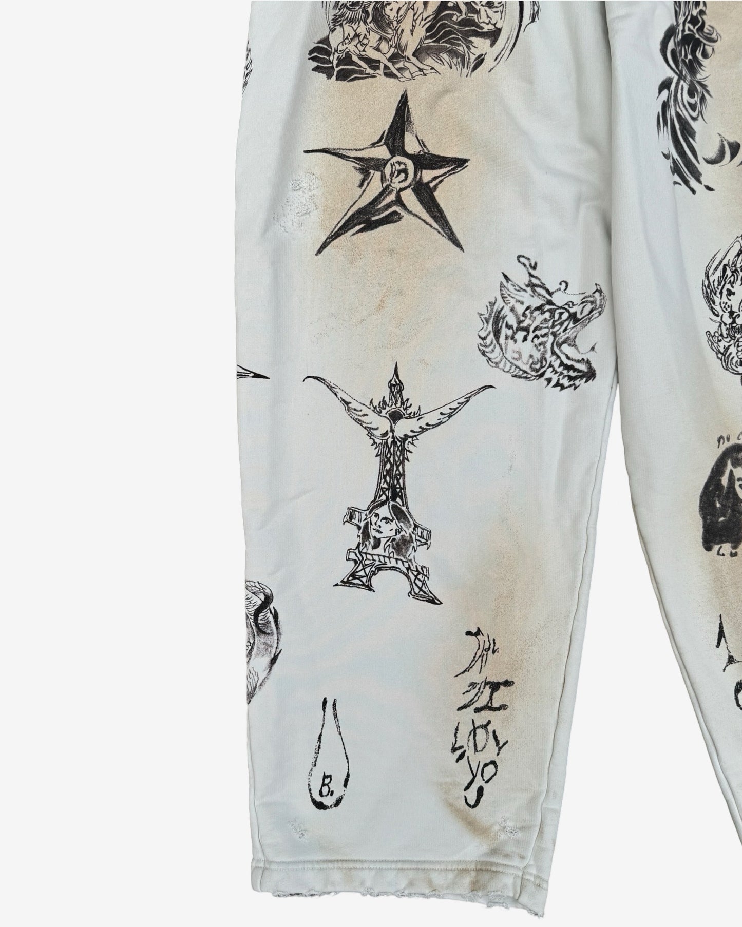 Balenciaga SS24 Tattoo Baggy Sweatpants