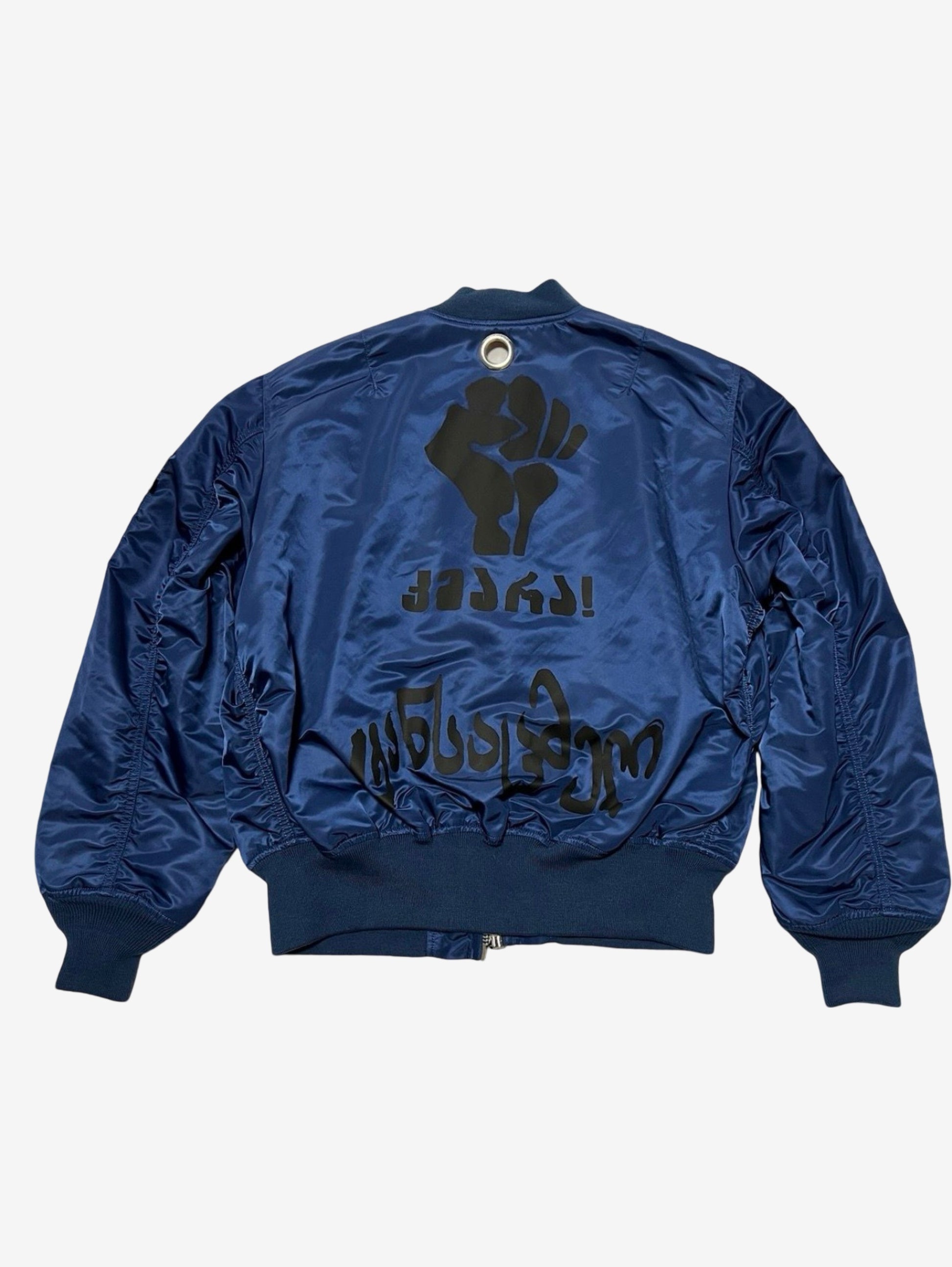 Vetements x Alpha Industrie Reversible Blue Fist Bomber