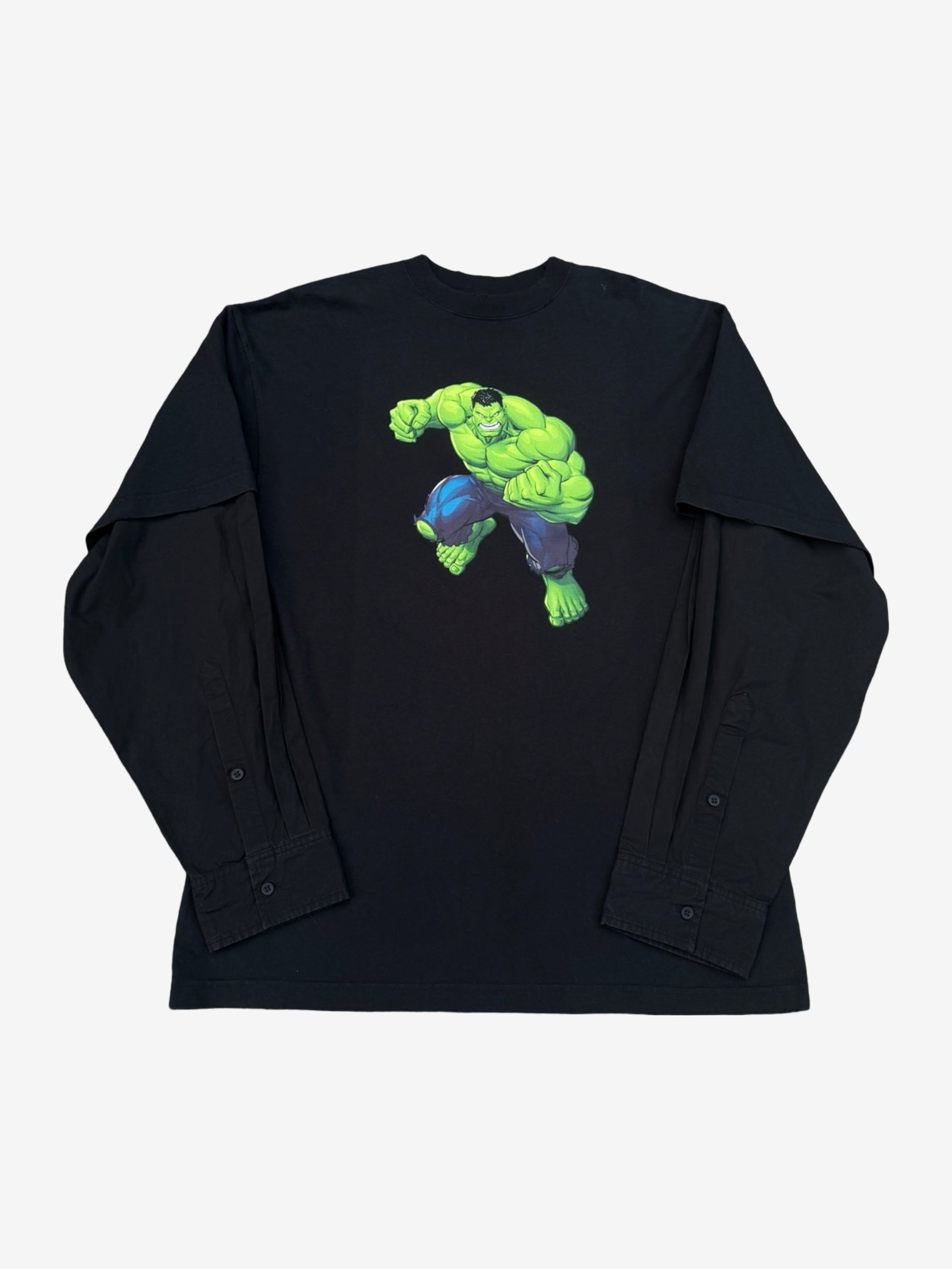 Balenciaga x Marvel Hulk Hybrid Longsleeve