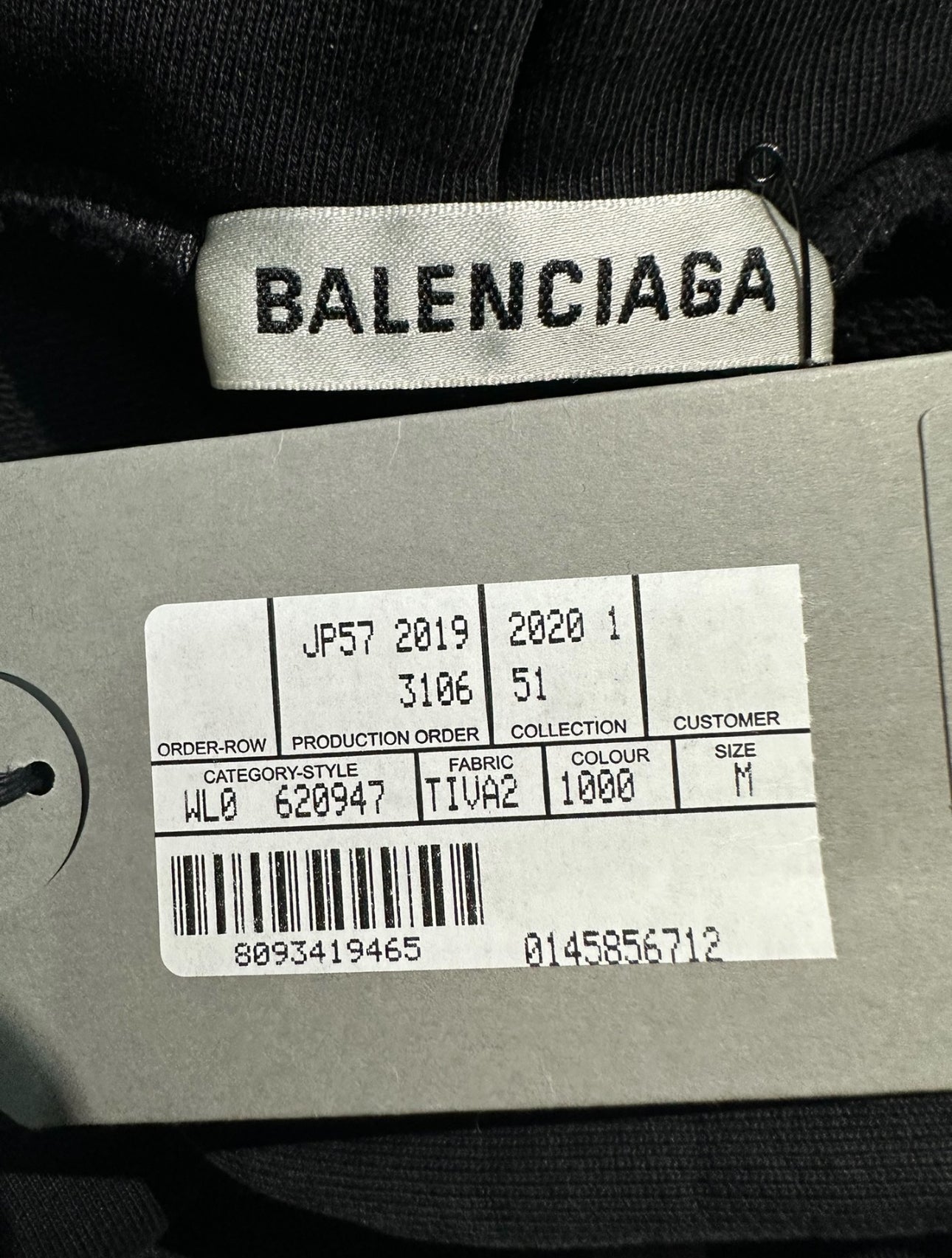 Balenciaga People Logo Hoodie