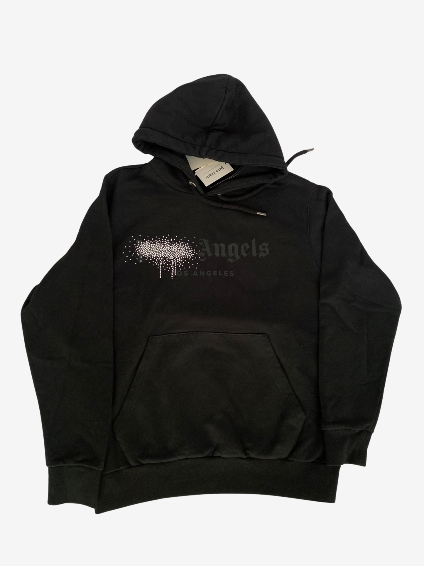 Palm Angels Crystal Logo Hoodie