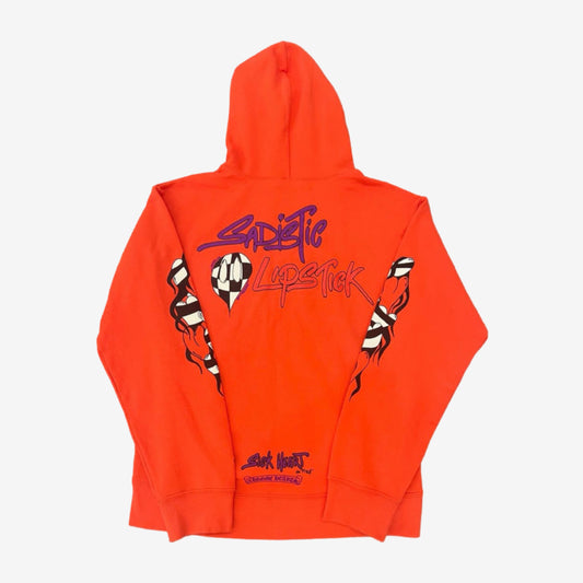 Chrome Hearts Mattyboy Sadistic Lipstick Orange Hoodie