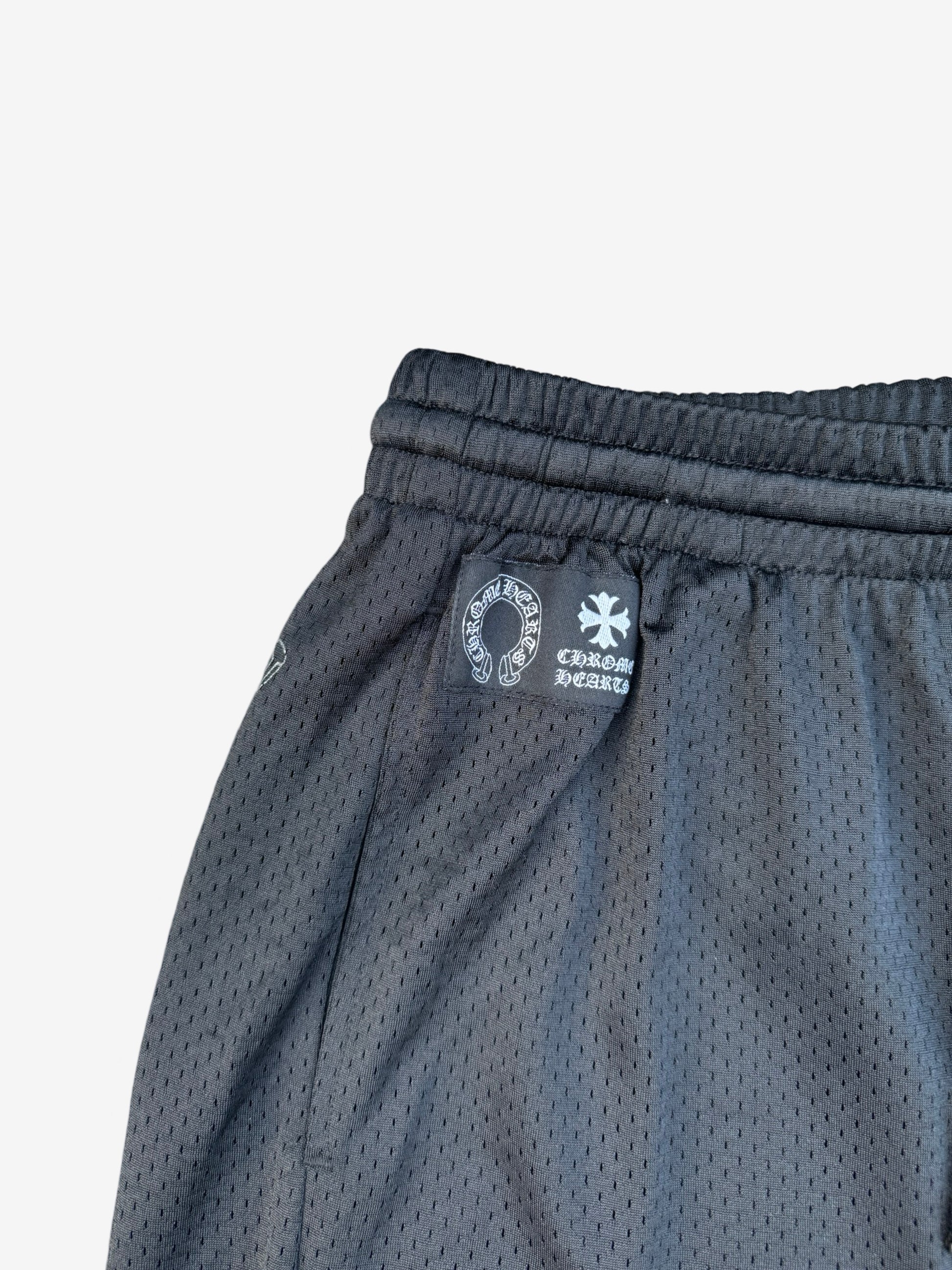 Chrome Hearts Black Mesh Shorts