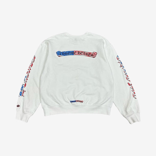Chrome Hearts Mattyboy American Flag  Sweatshirt