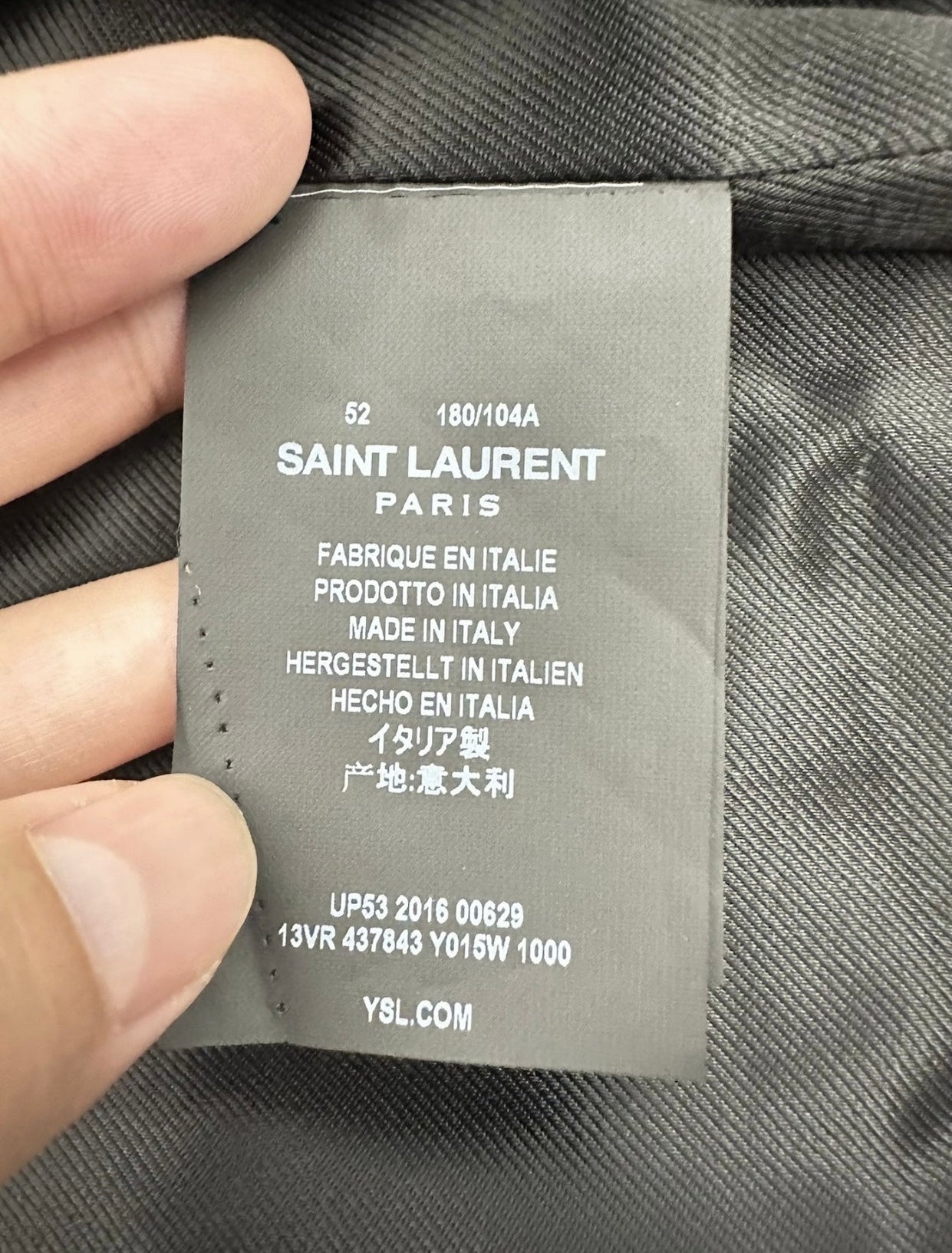 Saint Laurent Paris AW16 Palladium
Napoleon Jacket