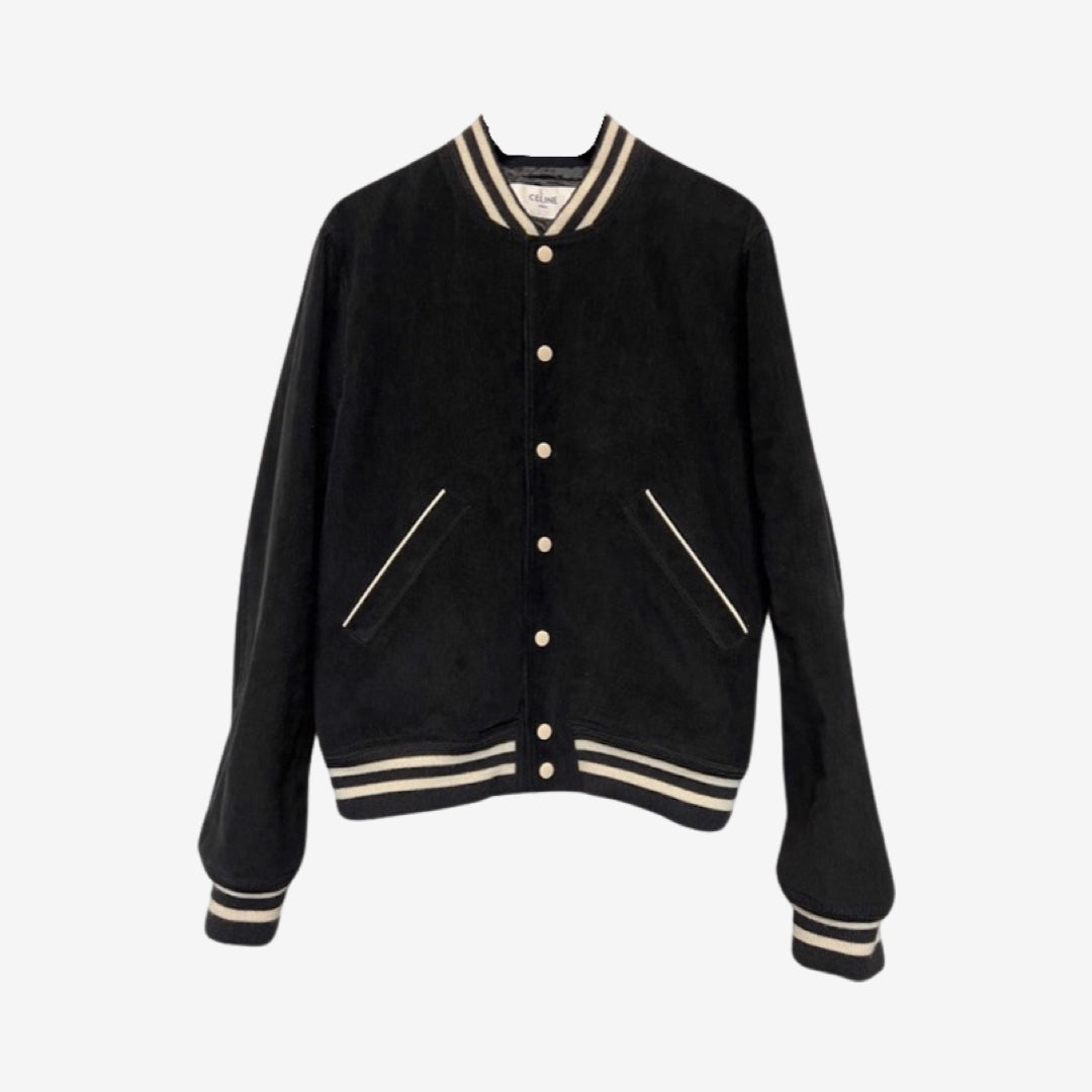 Celine Paris Logo Cord Bomber