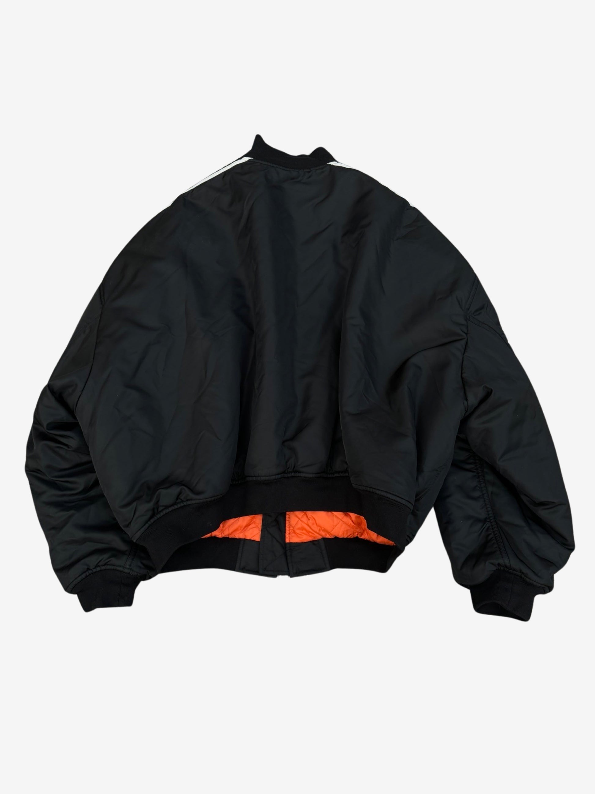 Balenciga Adidas Black Oversized Bomber