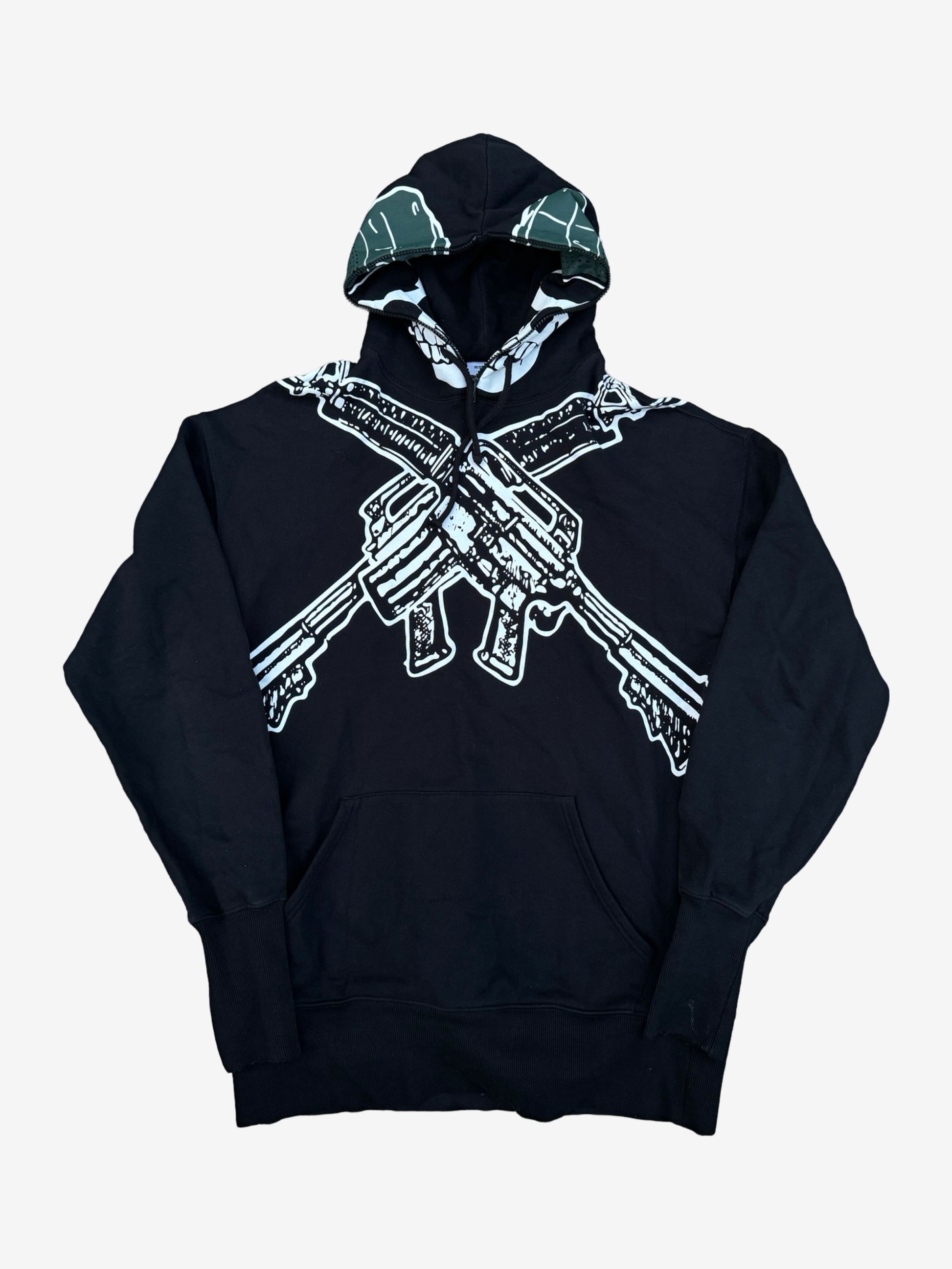 Vetements SS19 Marine Skull Gimp Hoodie