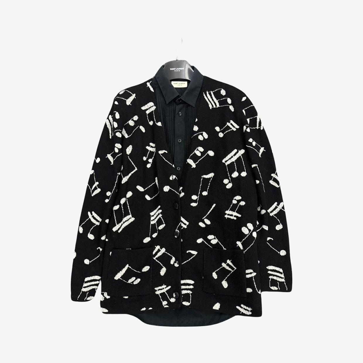 Saint Laurent Paris Mohair Music Note
Cardigan