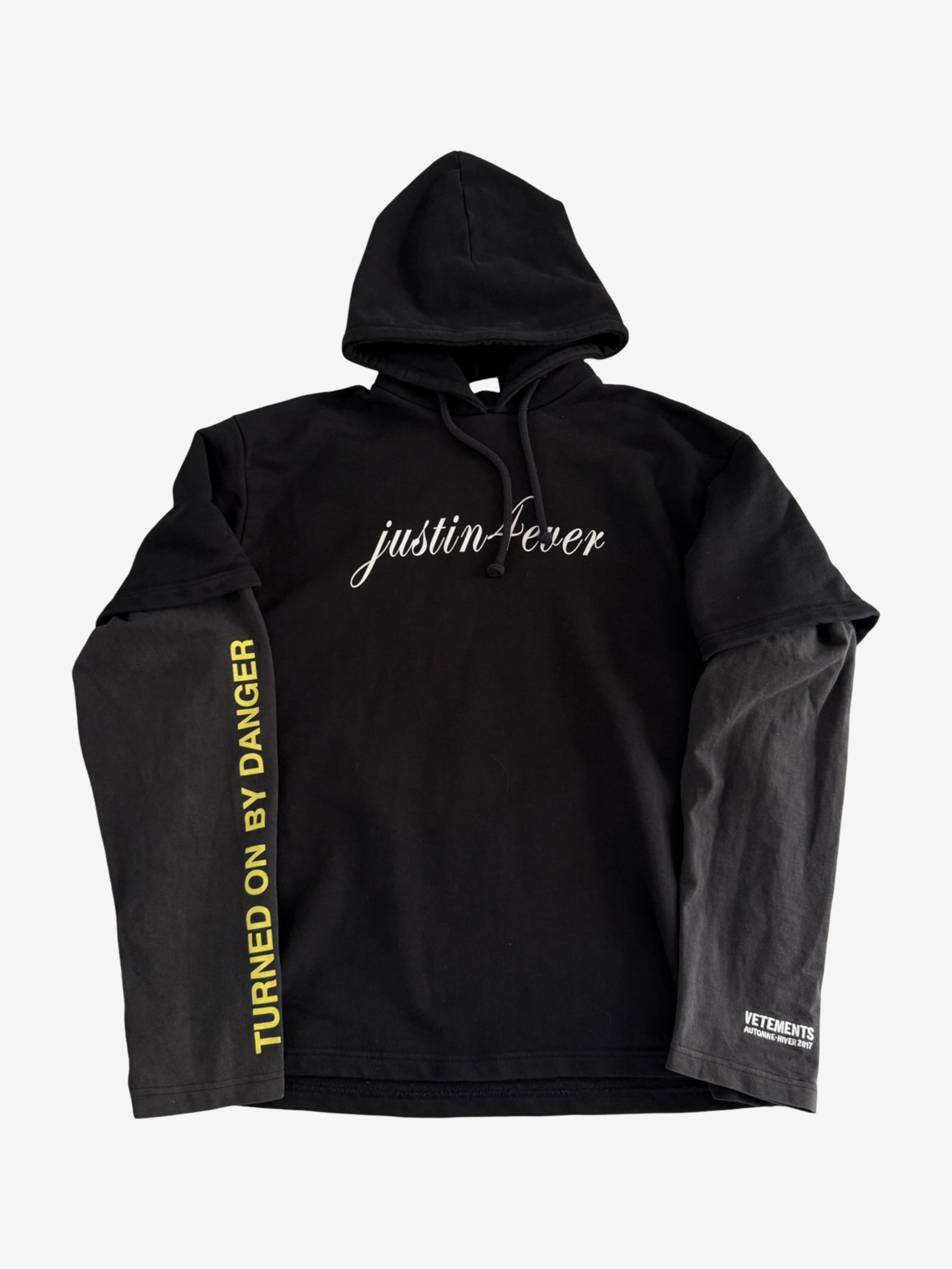 Vetements AW16 Justin4ever Hoodie