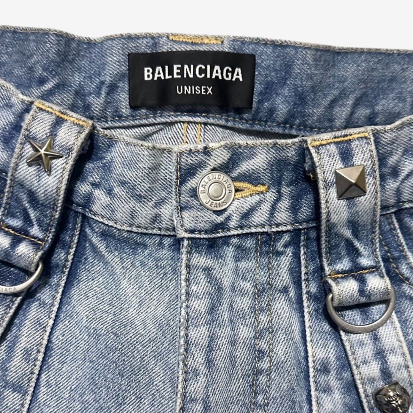 Balenciaga Baggy Raver Jeans Blue