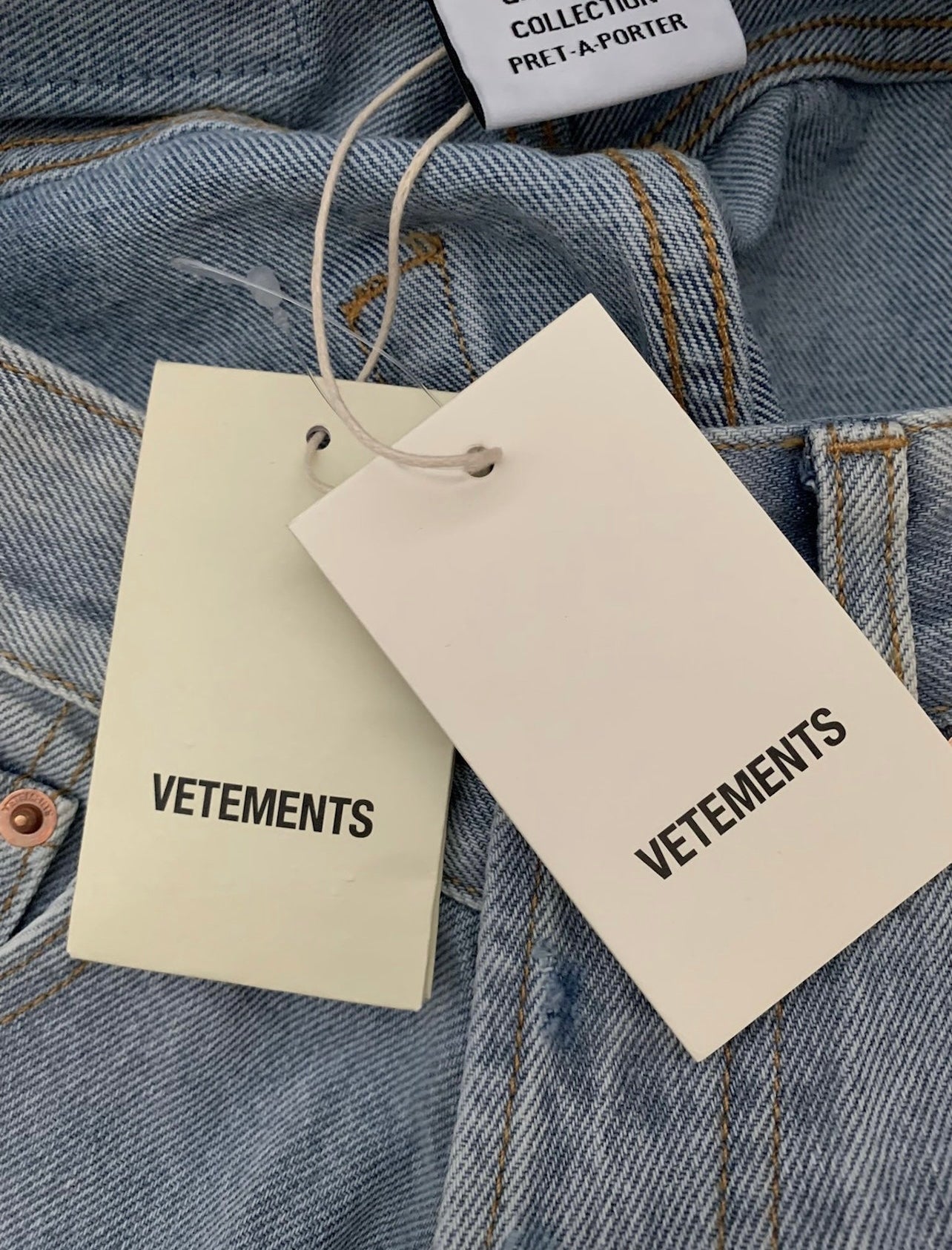 Vetements Destroyed Denim