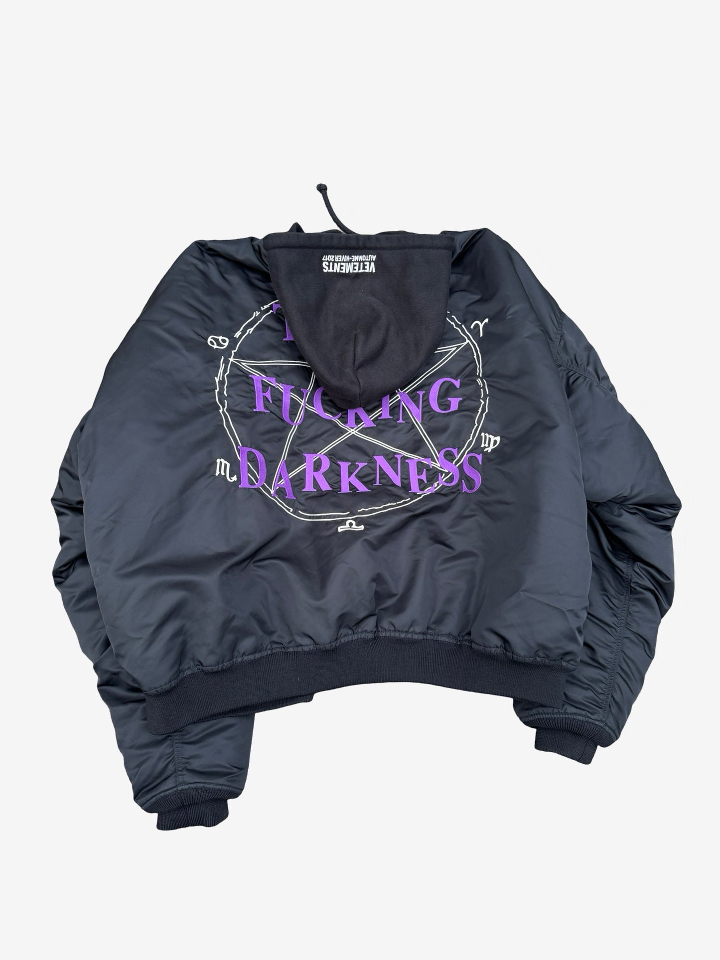 Vetements FW16 Total Fucking Darkness (TFD) Homme Bomber Sz. XS