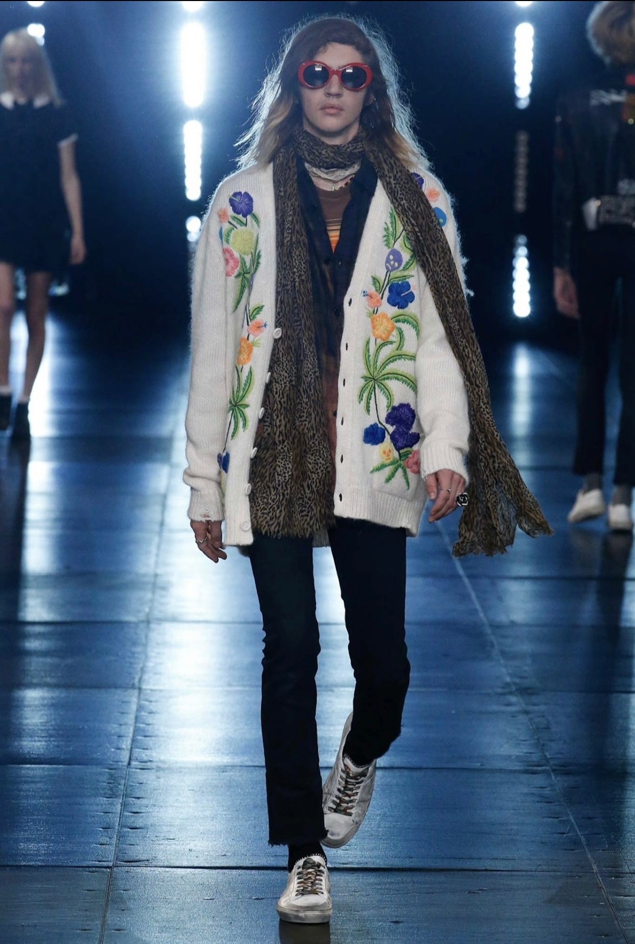 Saint Laurent Paris SS16 Runway Cardigan