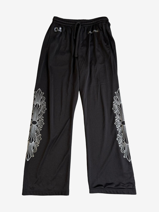 Chrome Hearts Black Warm Up Mesh Sweatpants