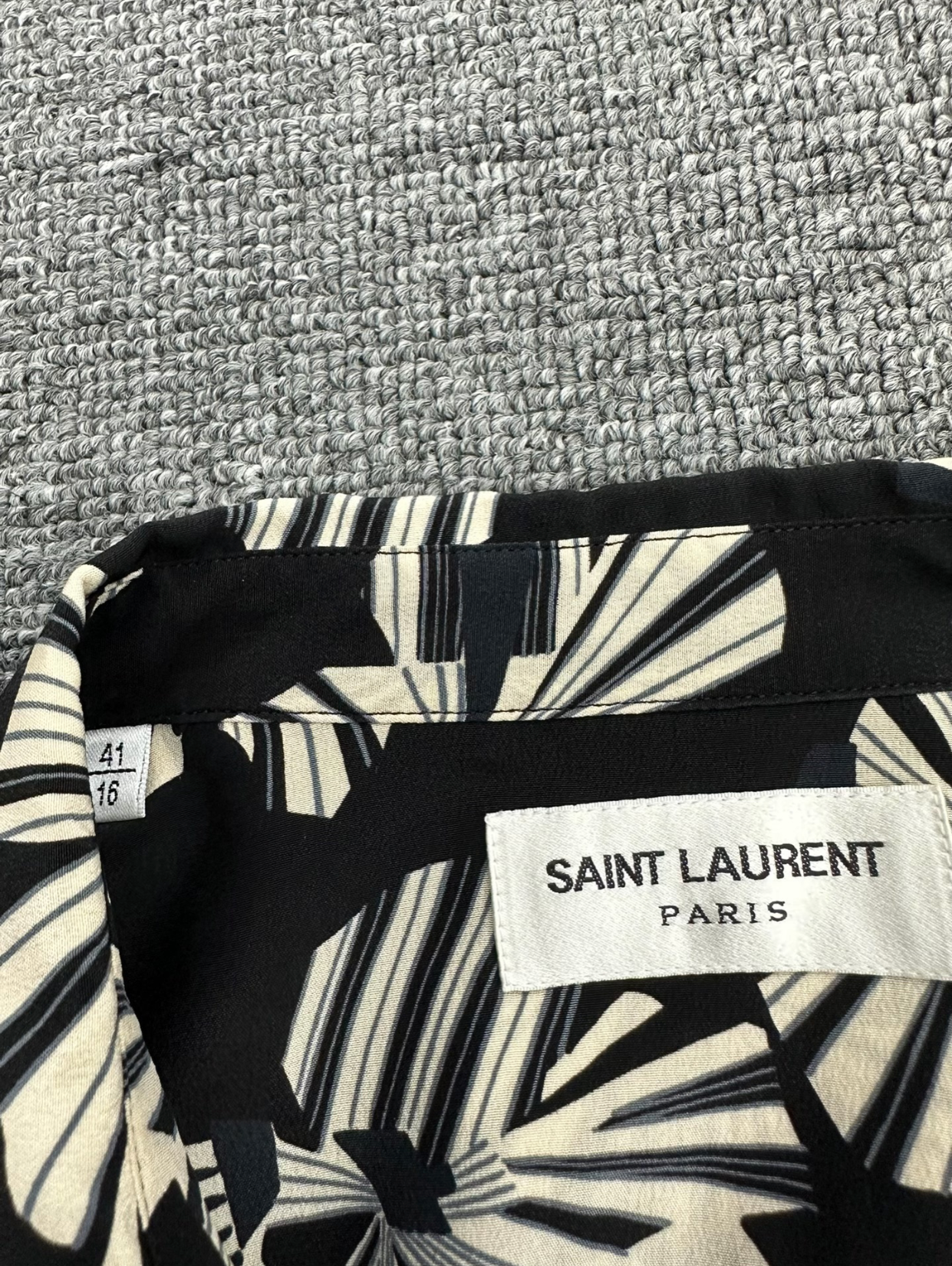 Saint laurent silk shirt