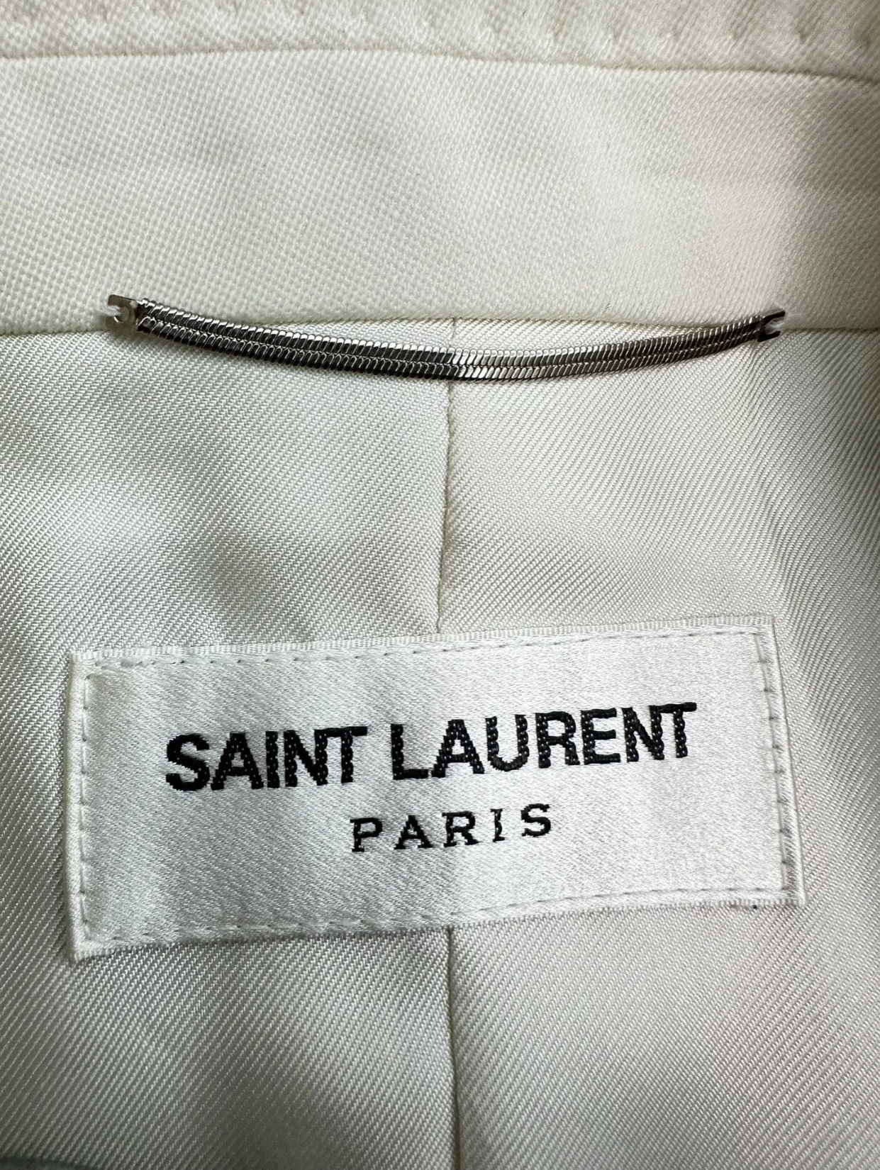 Saint Laurent Paris White Blazer