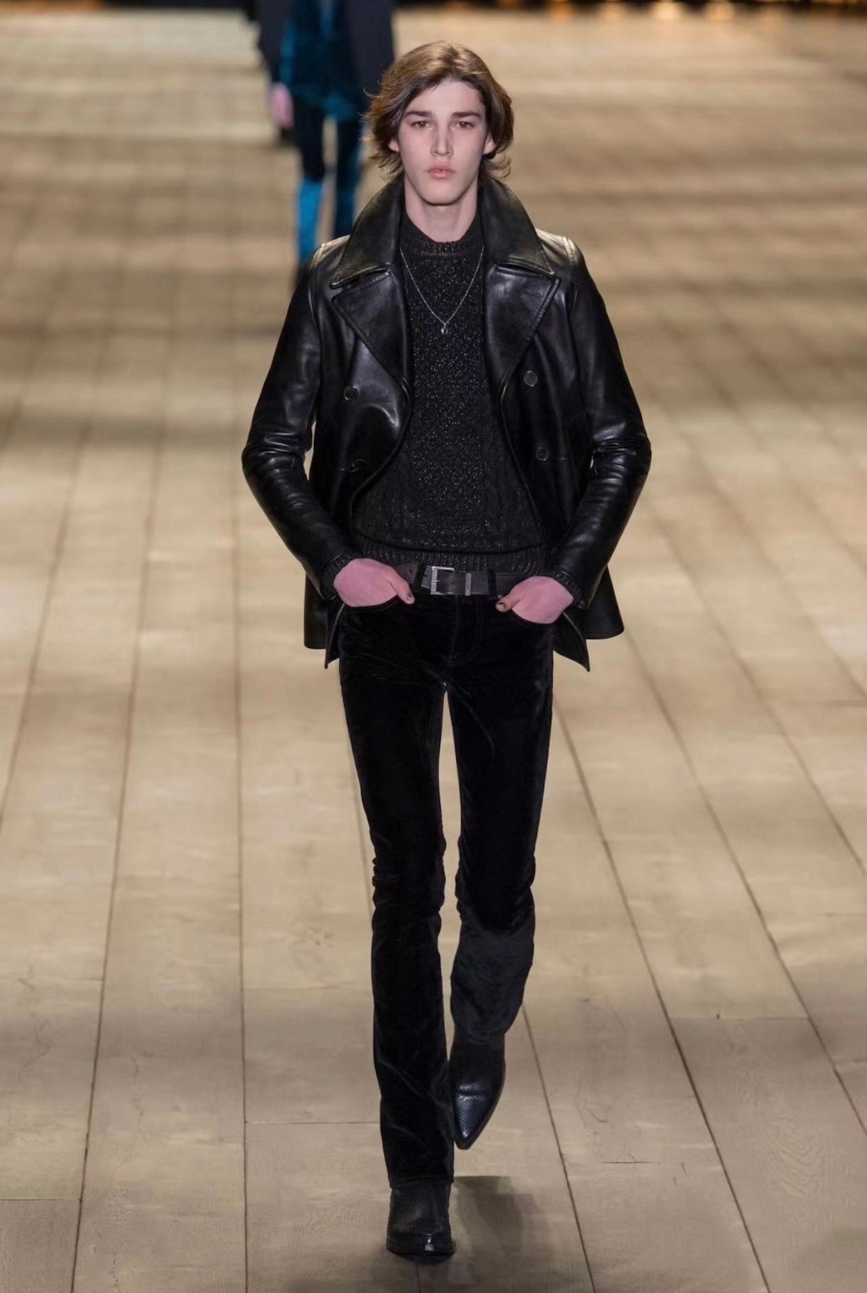 Saint Laurent AW18 Leather Trench Coat