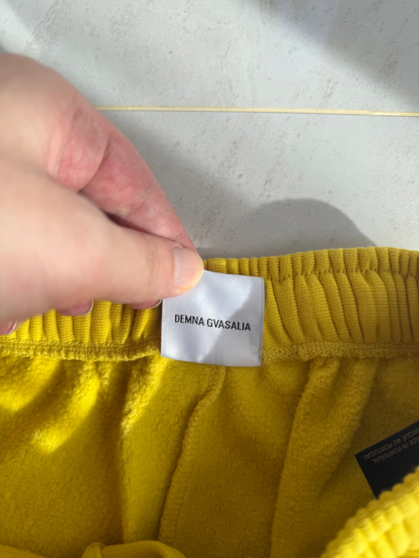 Vetements „Dont Tread on Me“ Yellow Sweatpants