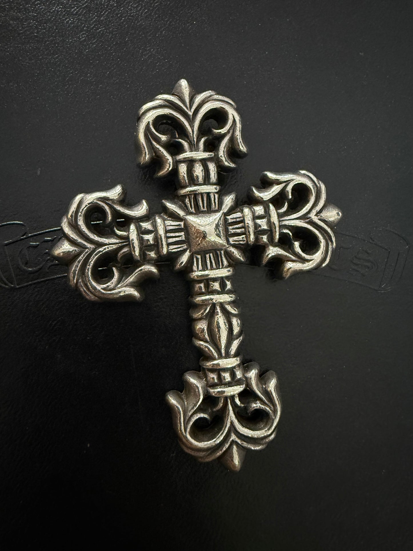 Chrome Hearts Big Filigree Cross with Chain