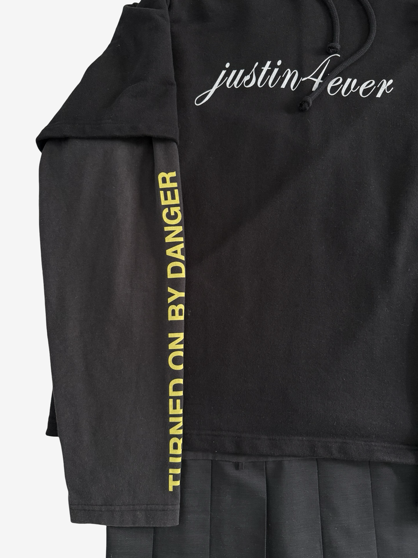 Vetements AW17 Runway Justin4Ever Hoodie Dress Sz.XS