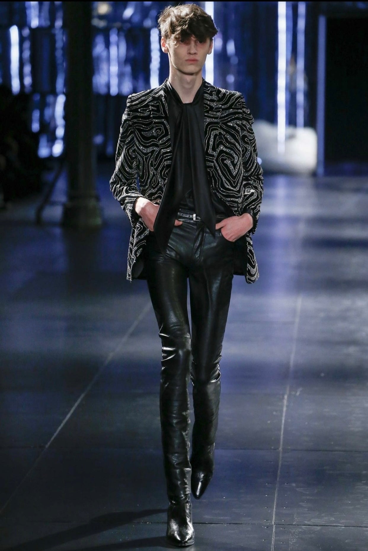 Saint Laurent Paris AW15 Sequin Glitter
Blazer