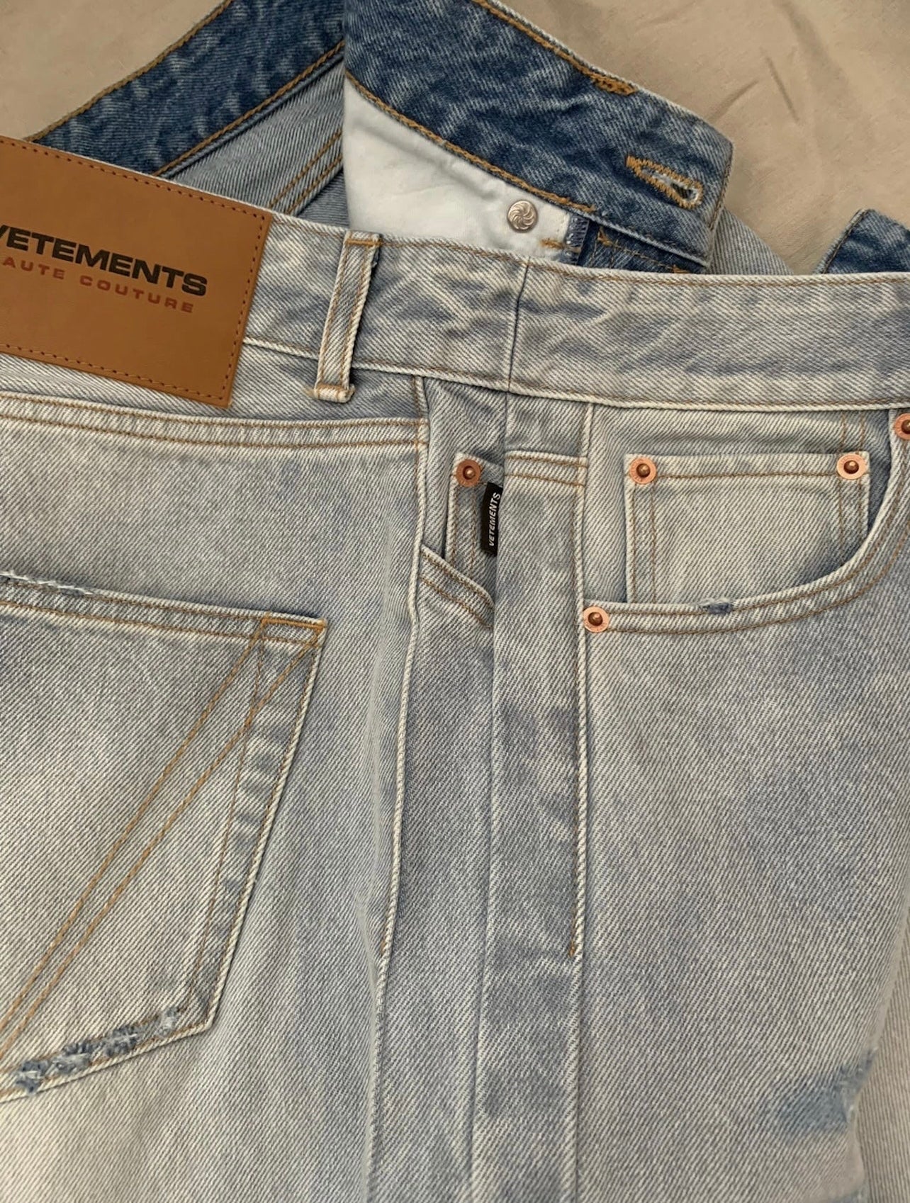 Vetements Destroyed Denim