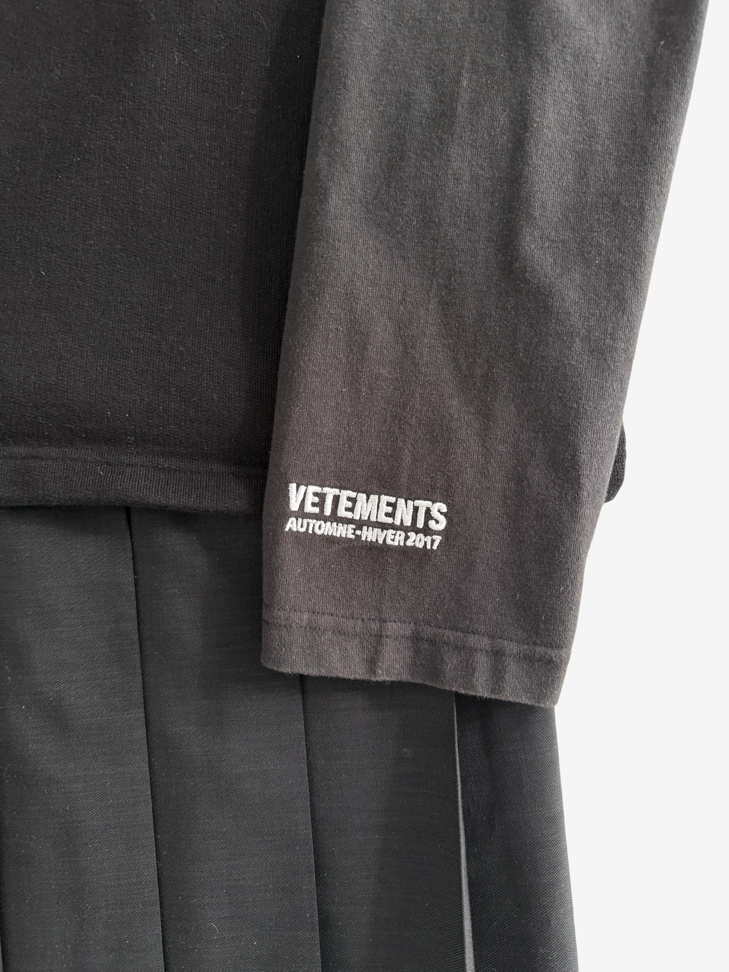 Vetements AW17 Runway Justin4Ever Hoodie Dress Sz.XS