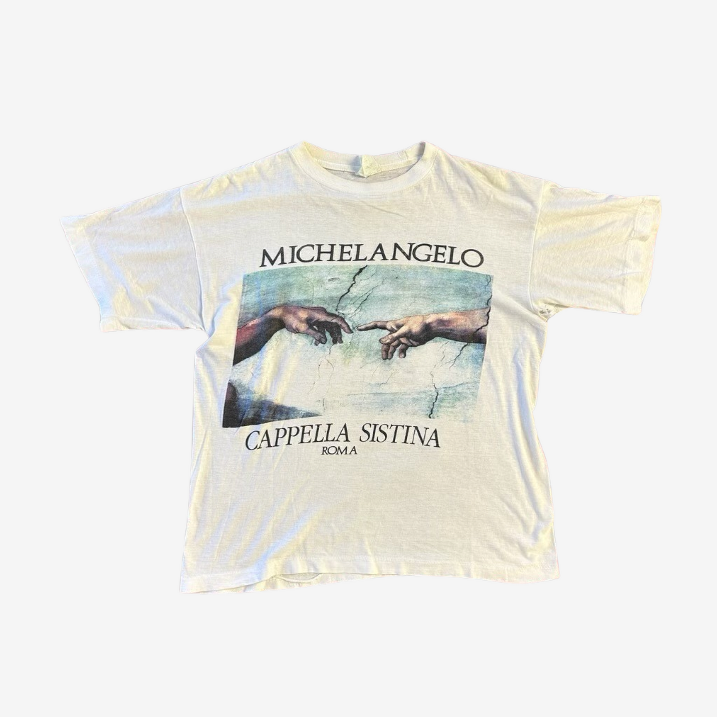 Vintage "Michelangelo" T-shirt Sz.L