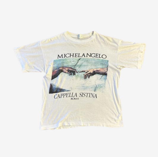 Vintage "Michelangelo" T-shirt Sz.L