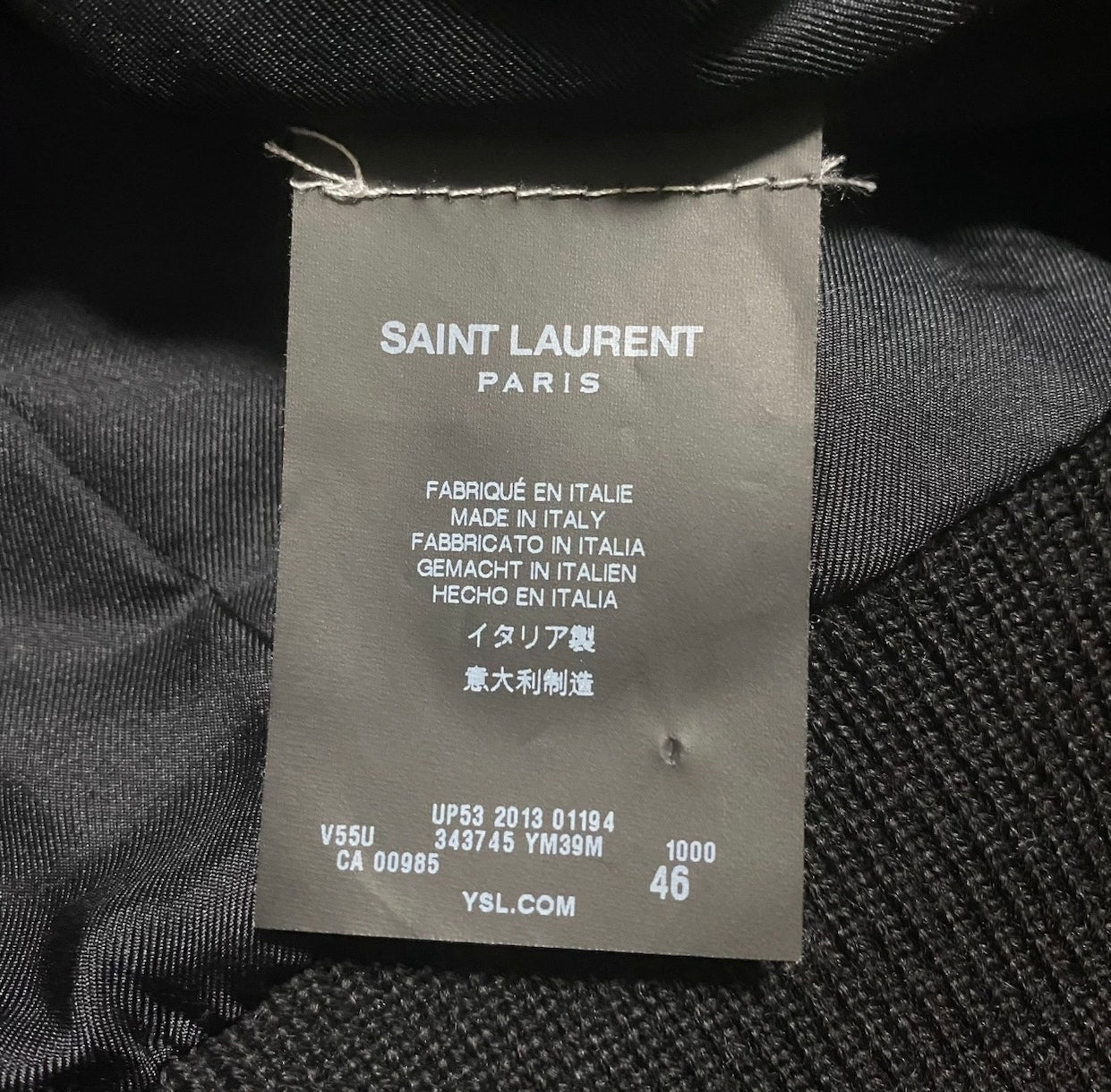 Saint Laurent Paris AW13 Teddy