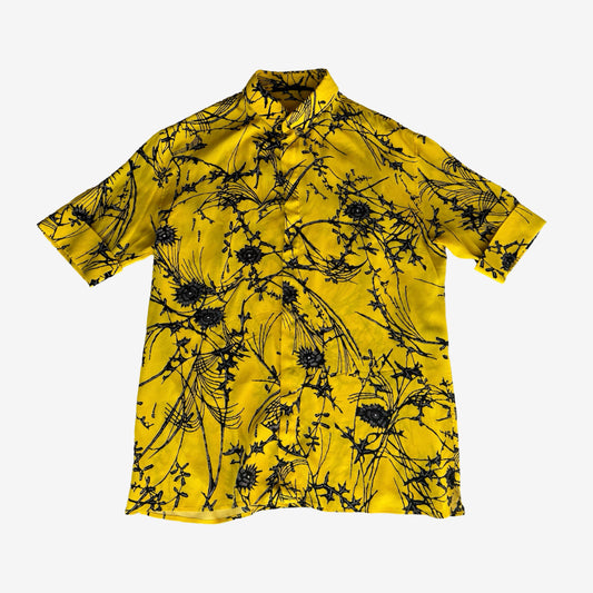 Haider Ackermann SS17 Silk Floral Shirt 