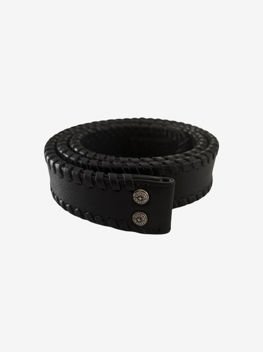 Chrome Hearts Black Special Leather Strap Sz.32