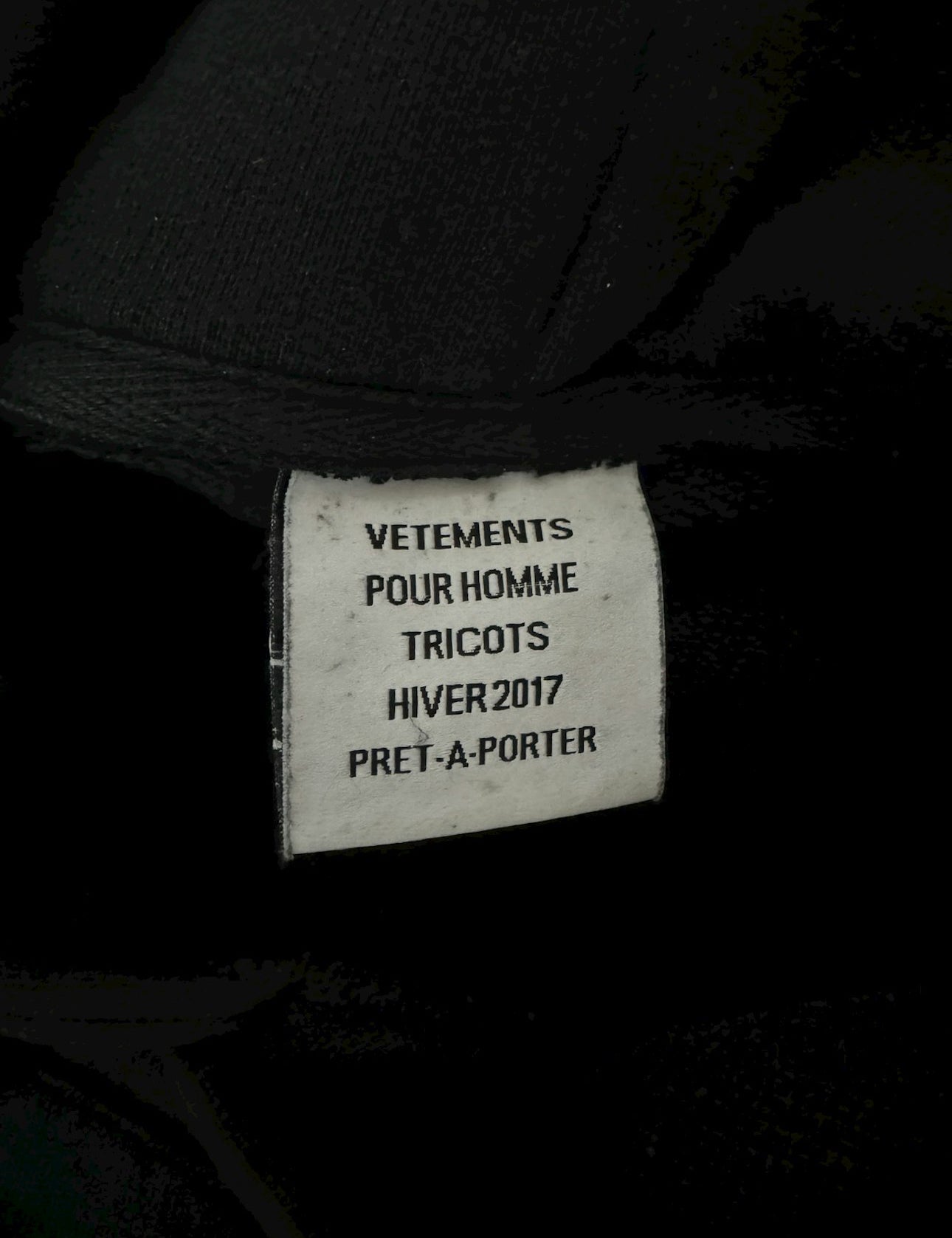 Vetements AW16 1of50 Adelaide Definition Hoodie