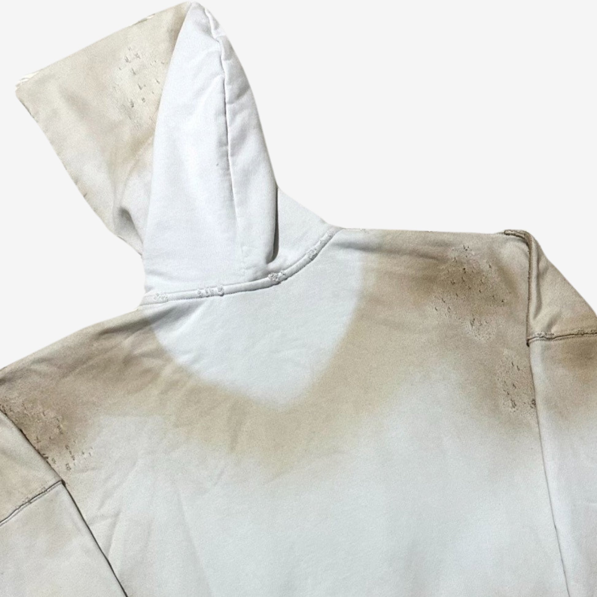 Balenciaga SS23 White Mud Graffiti Hoodie