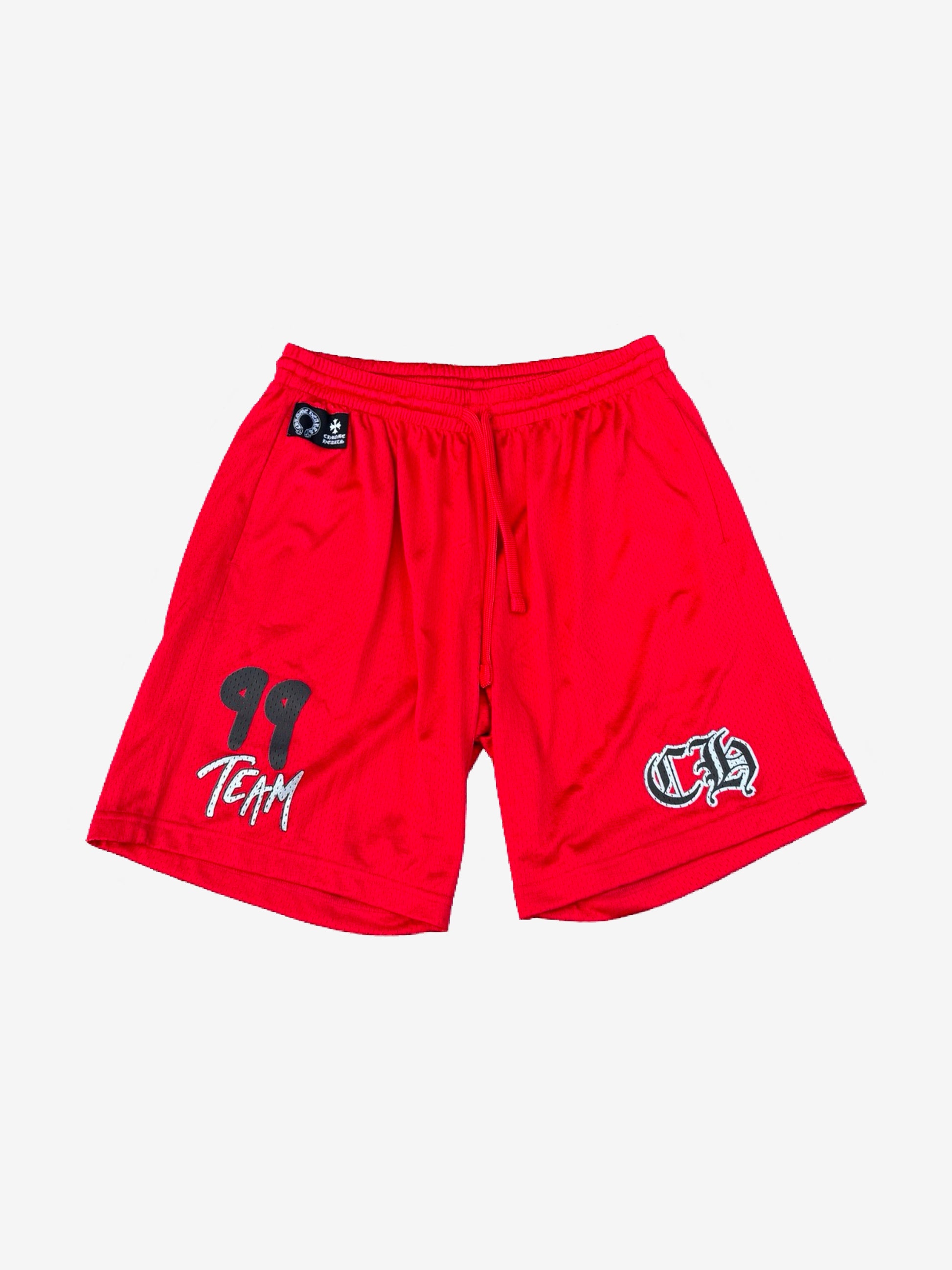 Chrome Hearts Red Team CNY Exclusive Mesh Shorts