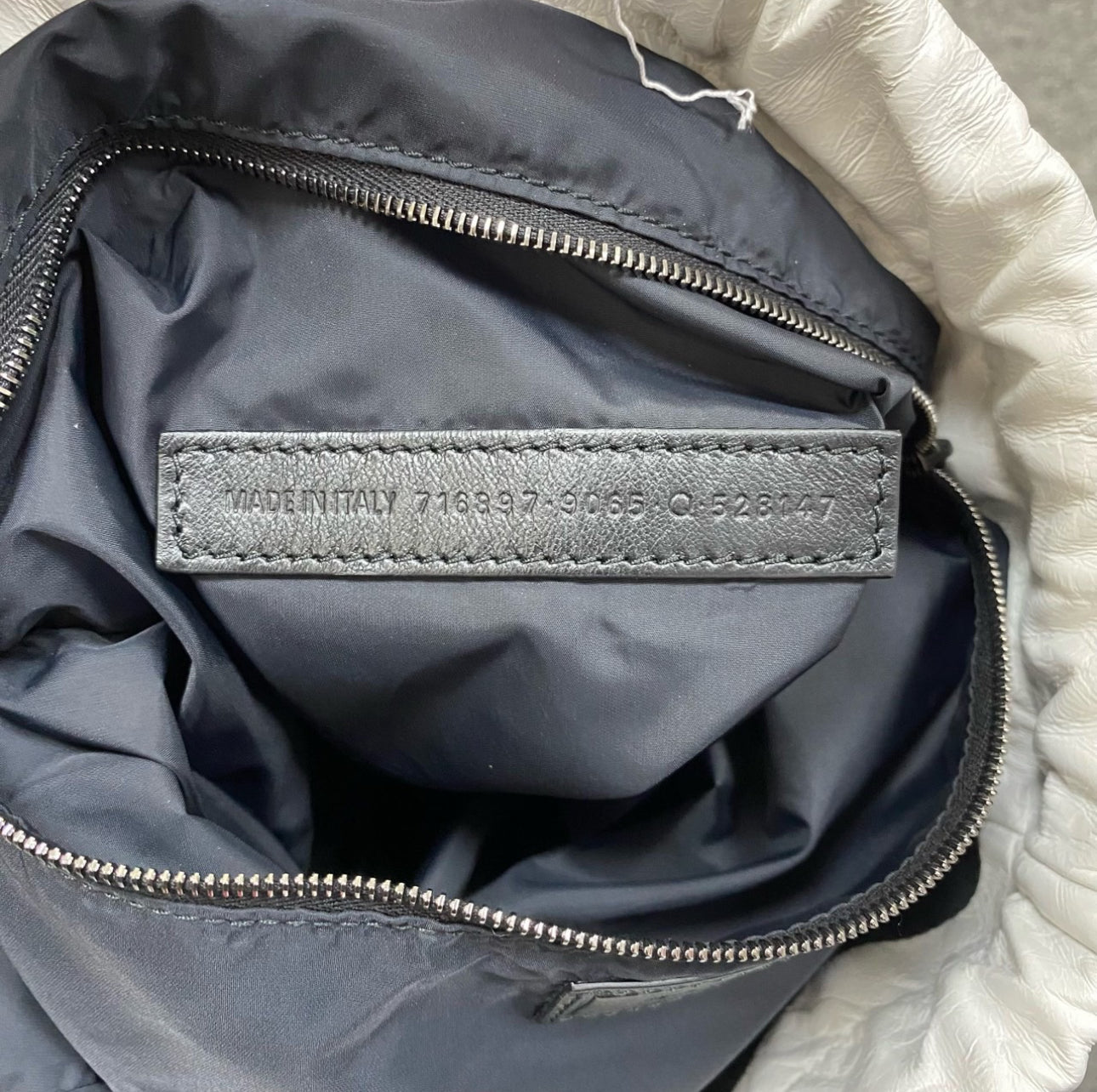 Balenciaga FW22 Leather Trash Bag