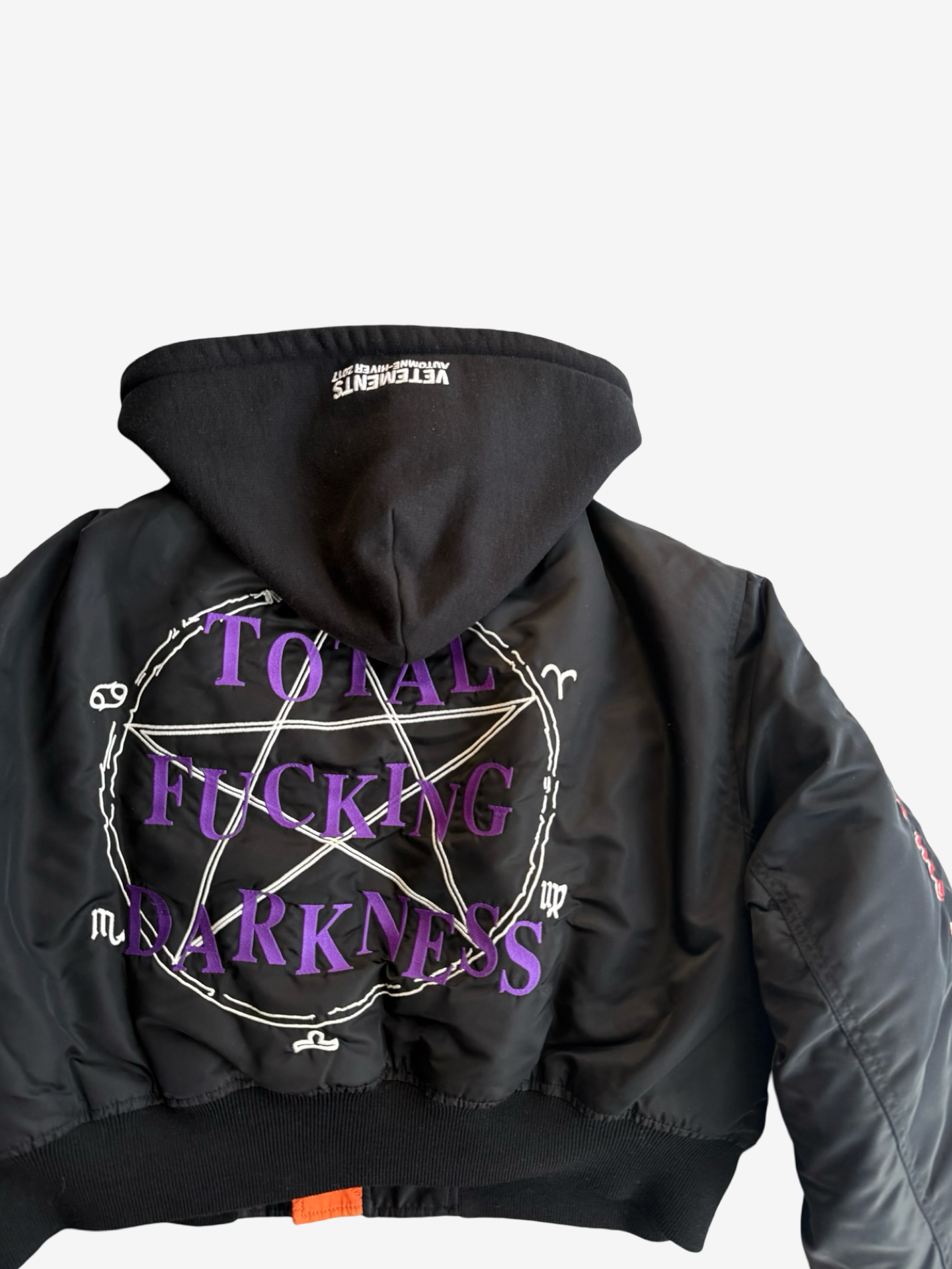 Vetements FW16 Total Fucking Darkness (TFD) Femme Bomber Sz.XS