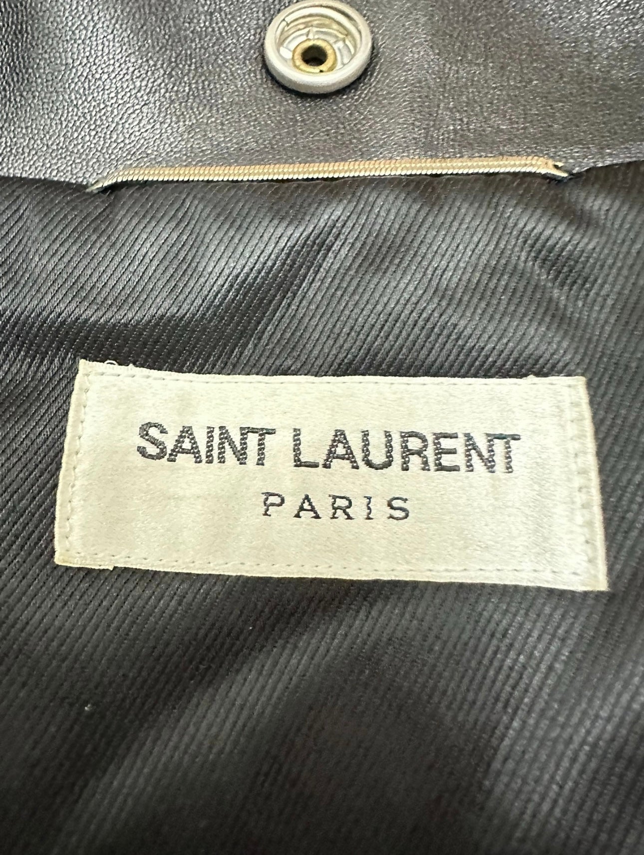 Saint Laurent Paris L01 Leather Jacket