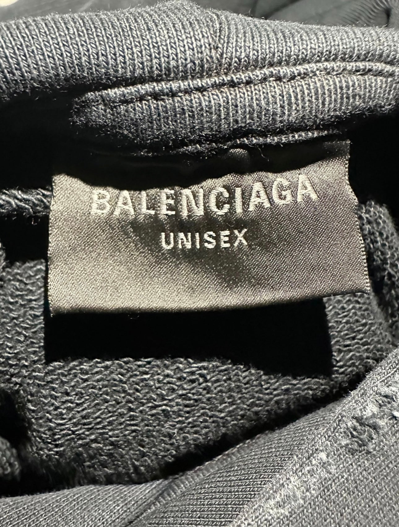 Balenciaga SS23 Oversized Logo Tape Type Hoodie